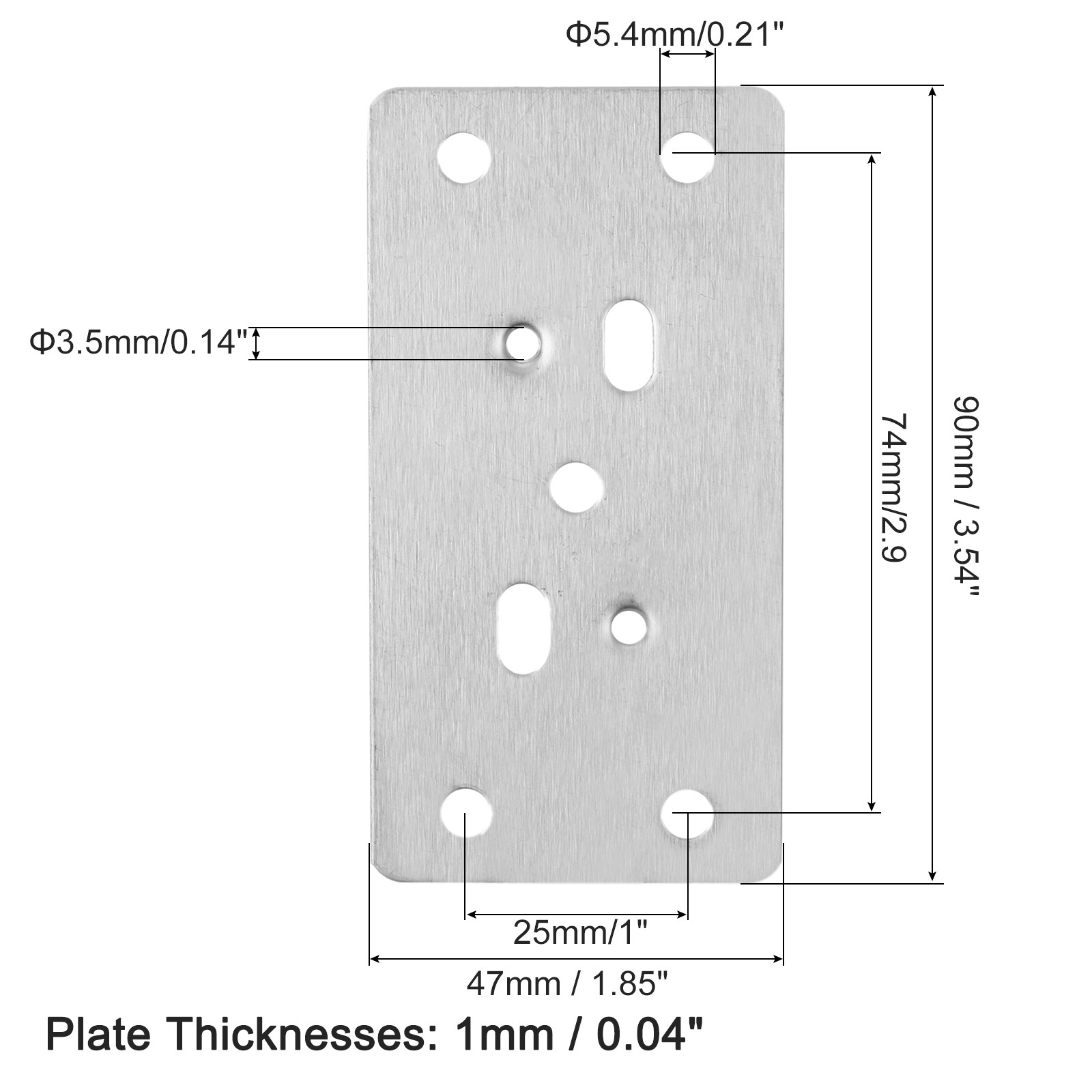 Unique Bargains S25093000UX7872 Cabinet-Hinges - View #2