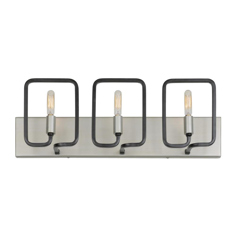 Varaluz 317B03SOCB Rectangulo 4-in 3 -Light Black Transitional Vanity light