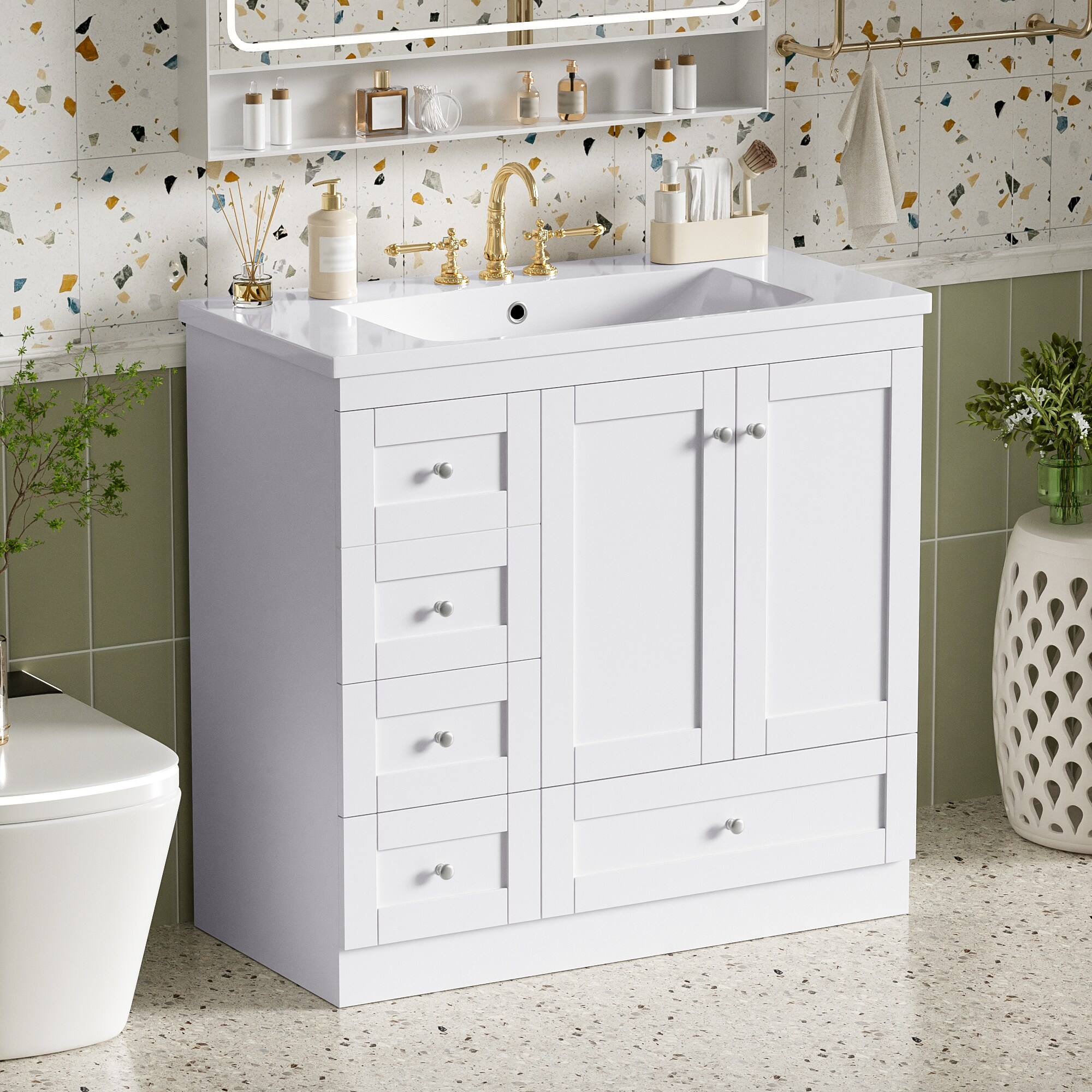 LUXEYARD DS-R-O-821 Bath-Vanity-Combo - View #2