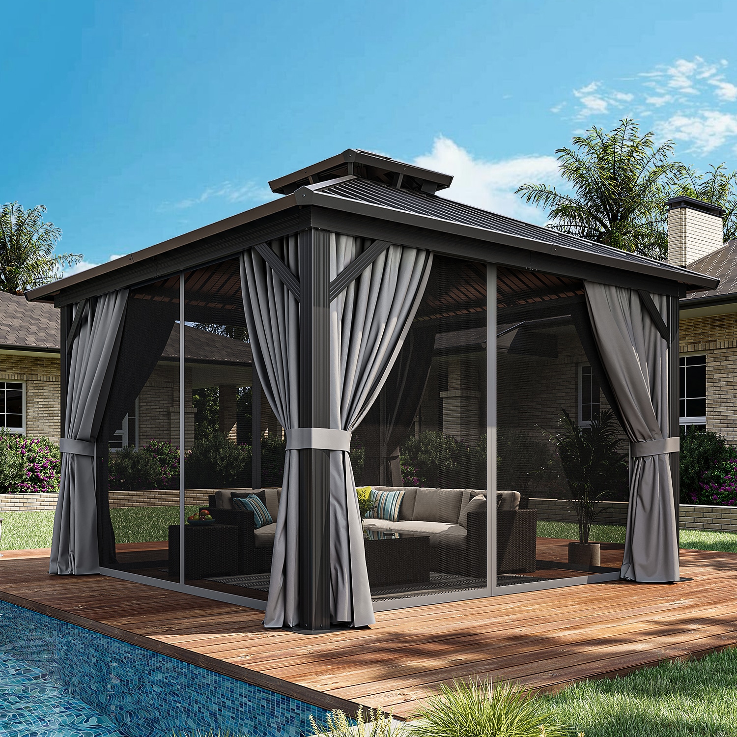 Bapipro BPIG04G52 Wood-Resin-Gazebos - View #4