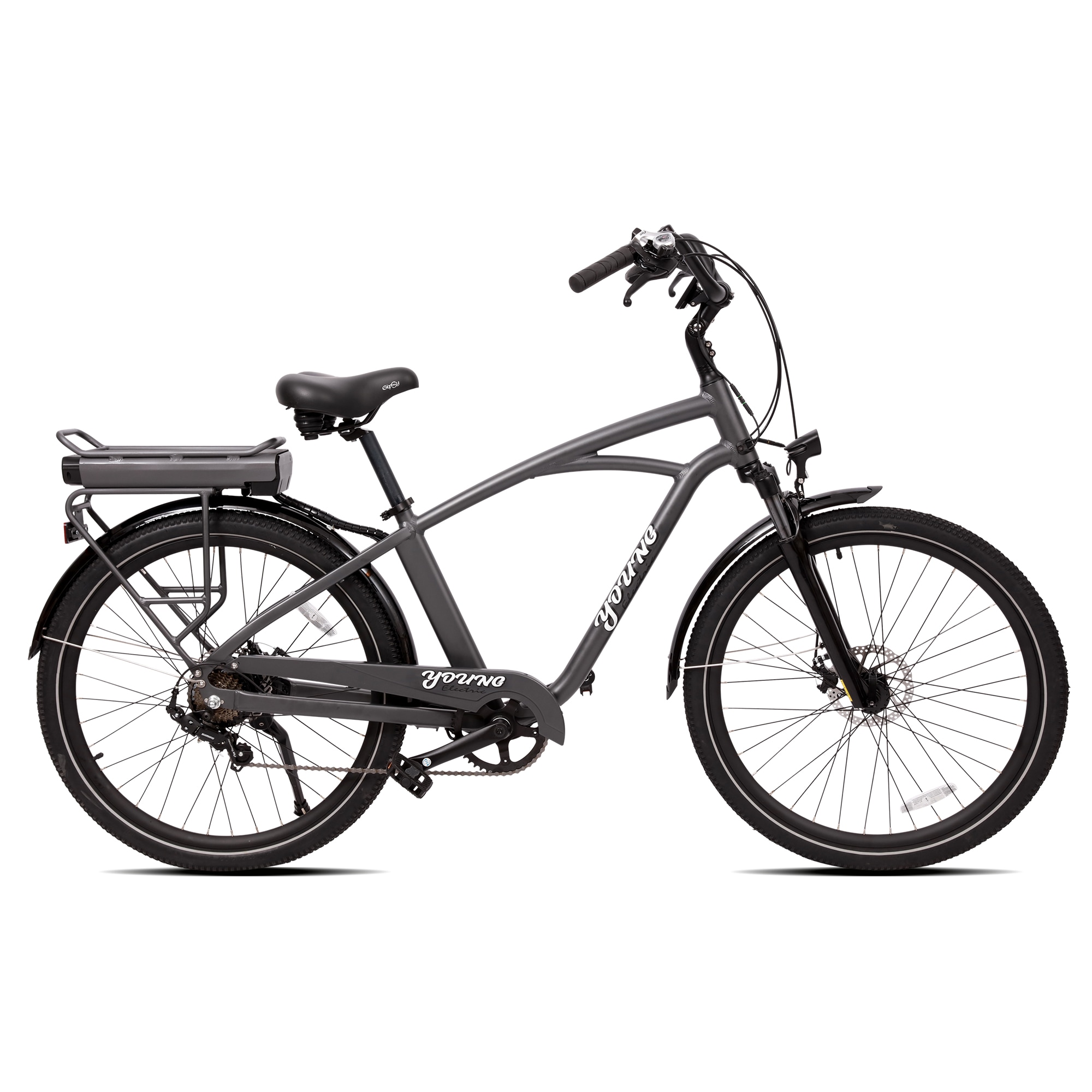 Young Electric 27.5-in Full Suspension E-Bike, 350W Motor, 36V 10.4AH ...