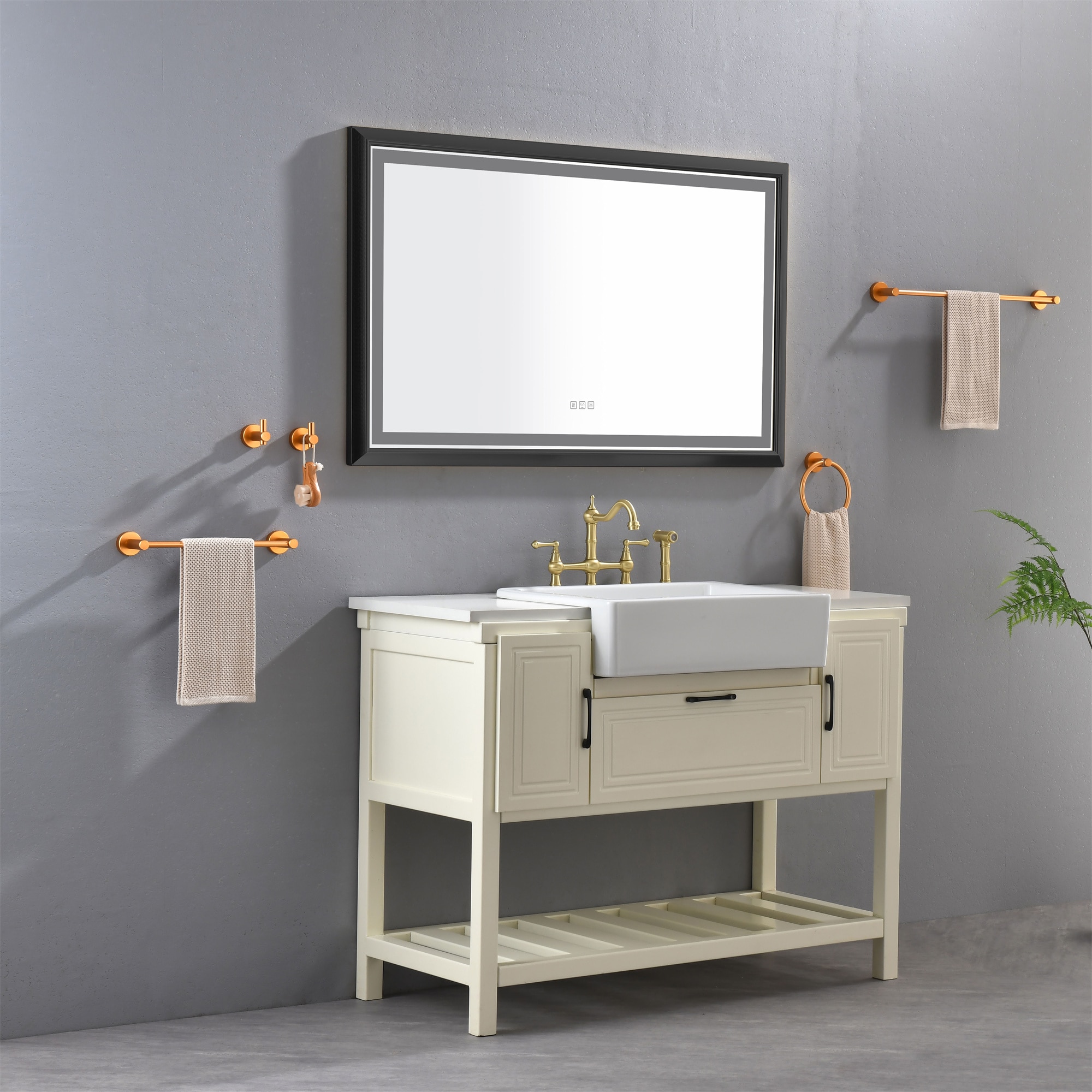 BABOOM BOM-0122120-OR Framed-Bath-Mirrors - View #4