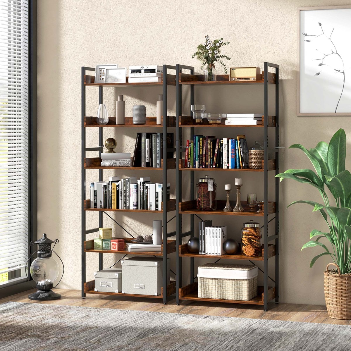 Costway JV10963CF bookcases - View #4