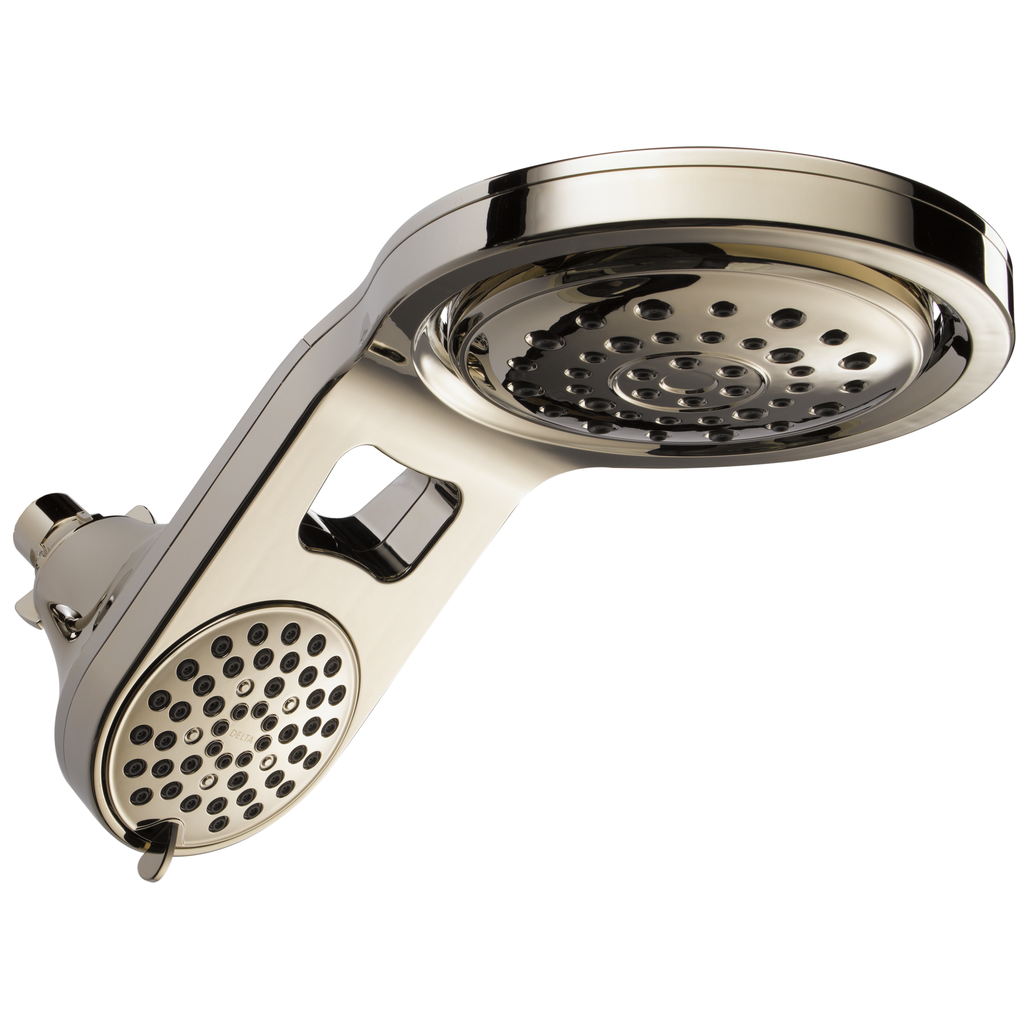 Delta Universal Showering Components Brushed Nickel 3-Spray Rain Shower Head 1.75-GPM (6.6-LPM)
