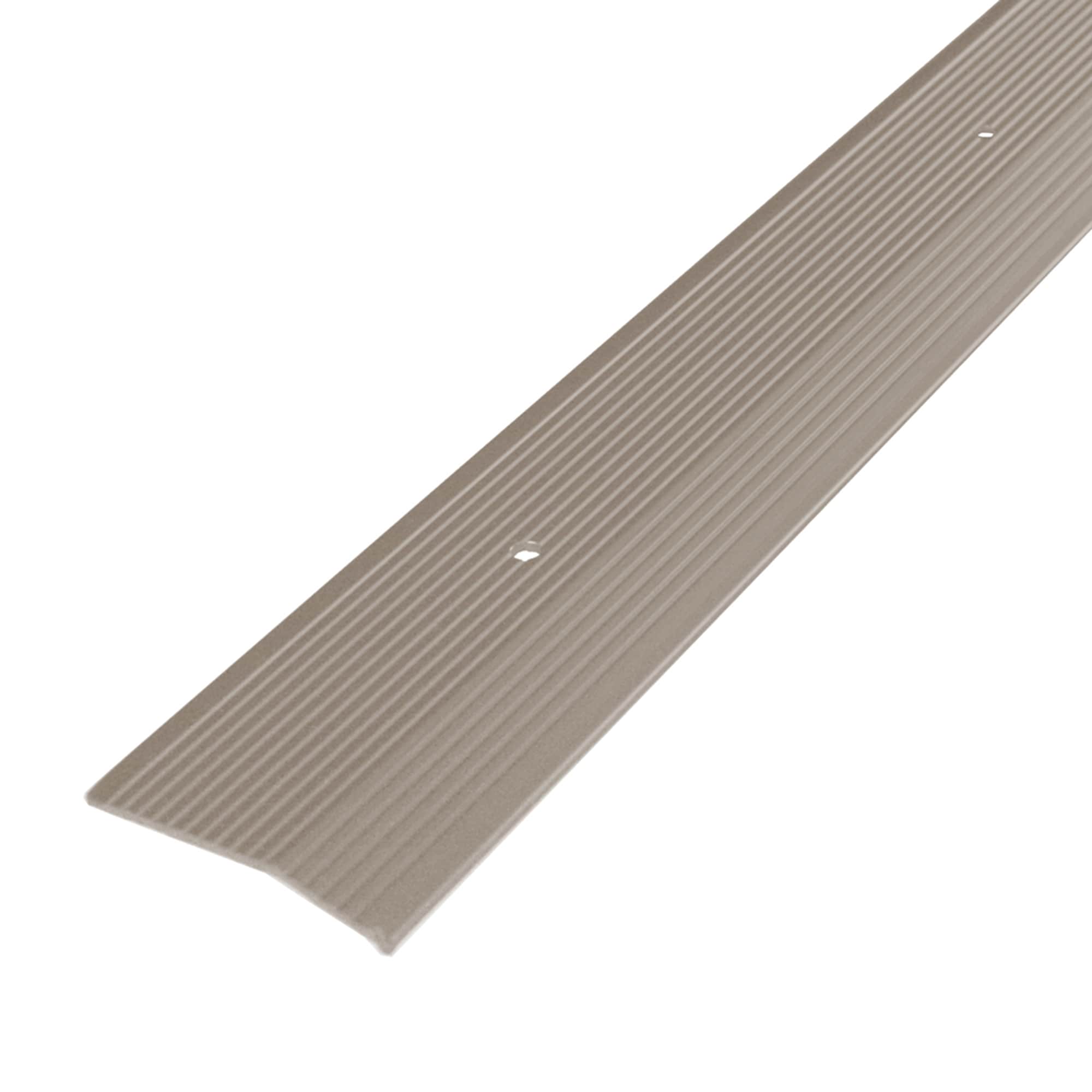 M-D 43858 Pewter Prefinished 0.375-in T x 2-in W x 36-in L Aluminum Carpet trim