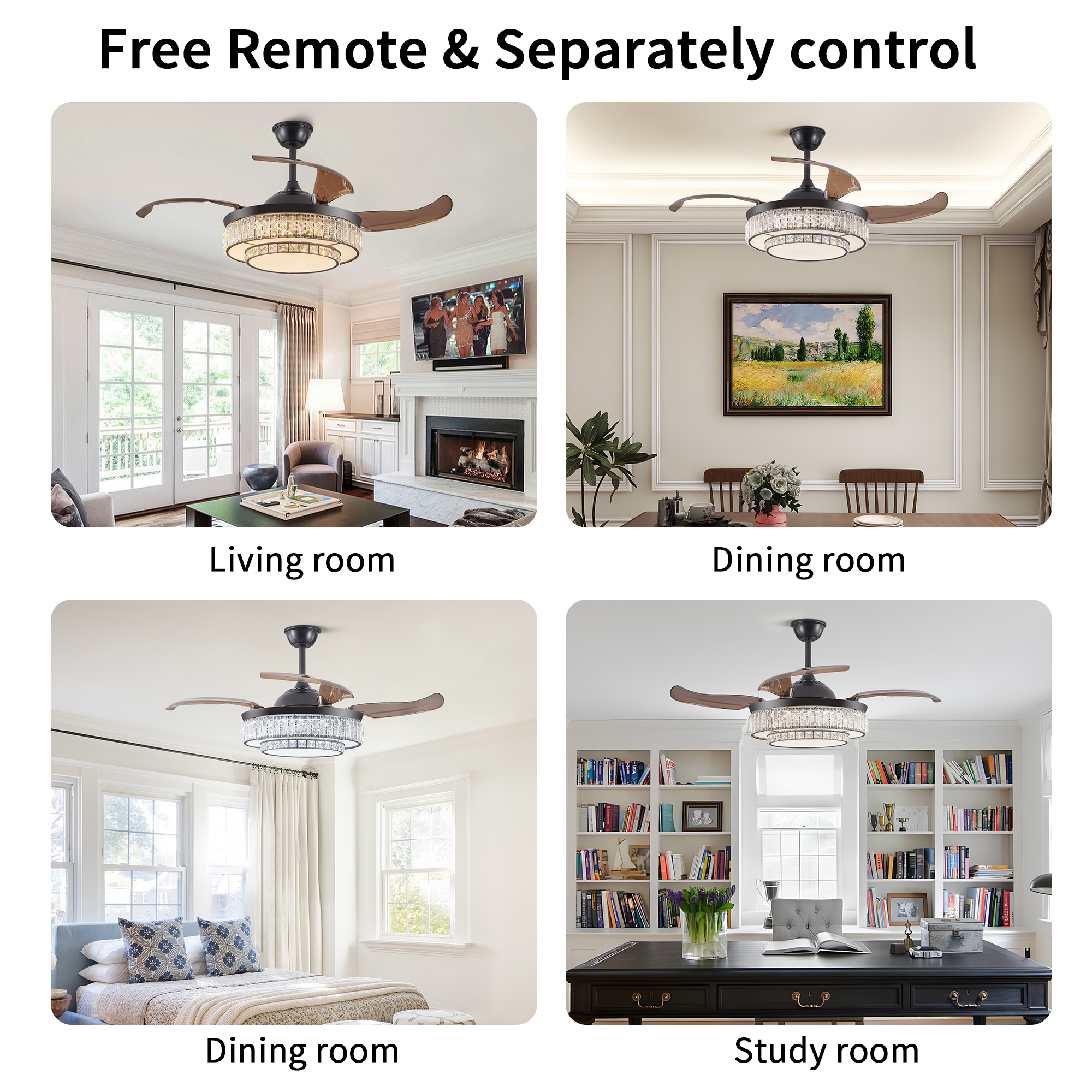 WELLFOR AMYU-30BK Ceiling-Fans - View #9