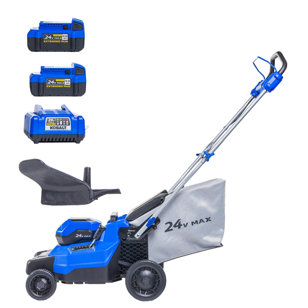 Lowes push mower with bagger sale