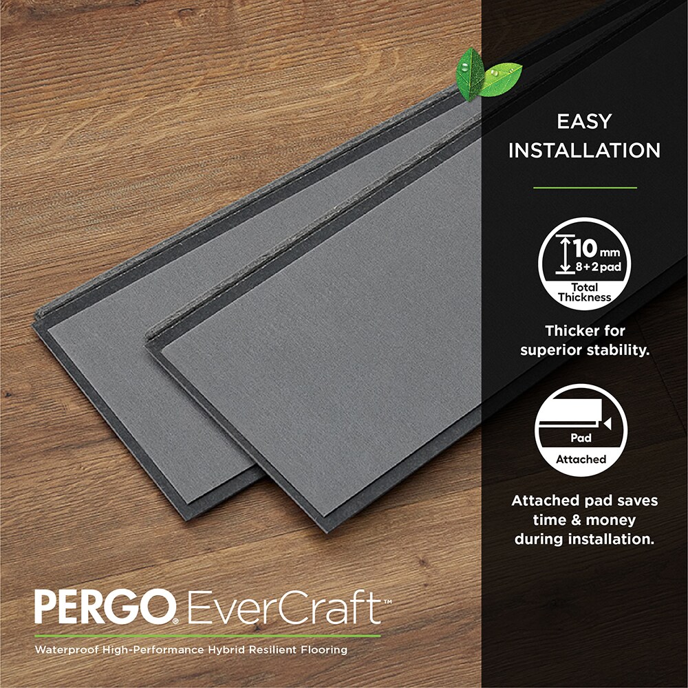 Pergo EverCraft Winding Creek Oak Brown 7-1/2-in W X 47-1/4-in L ...