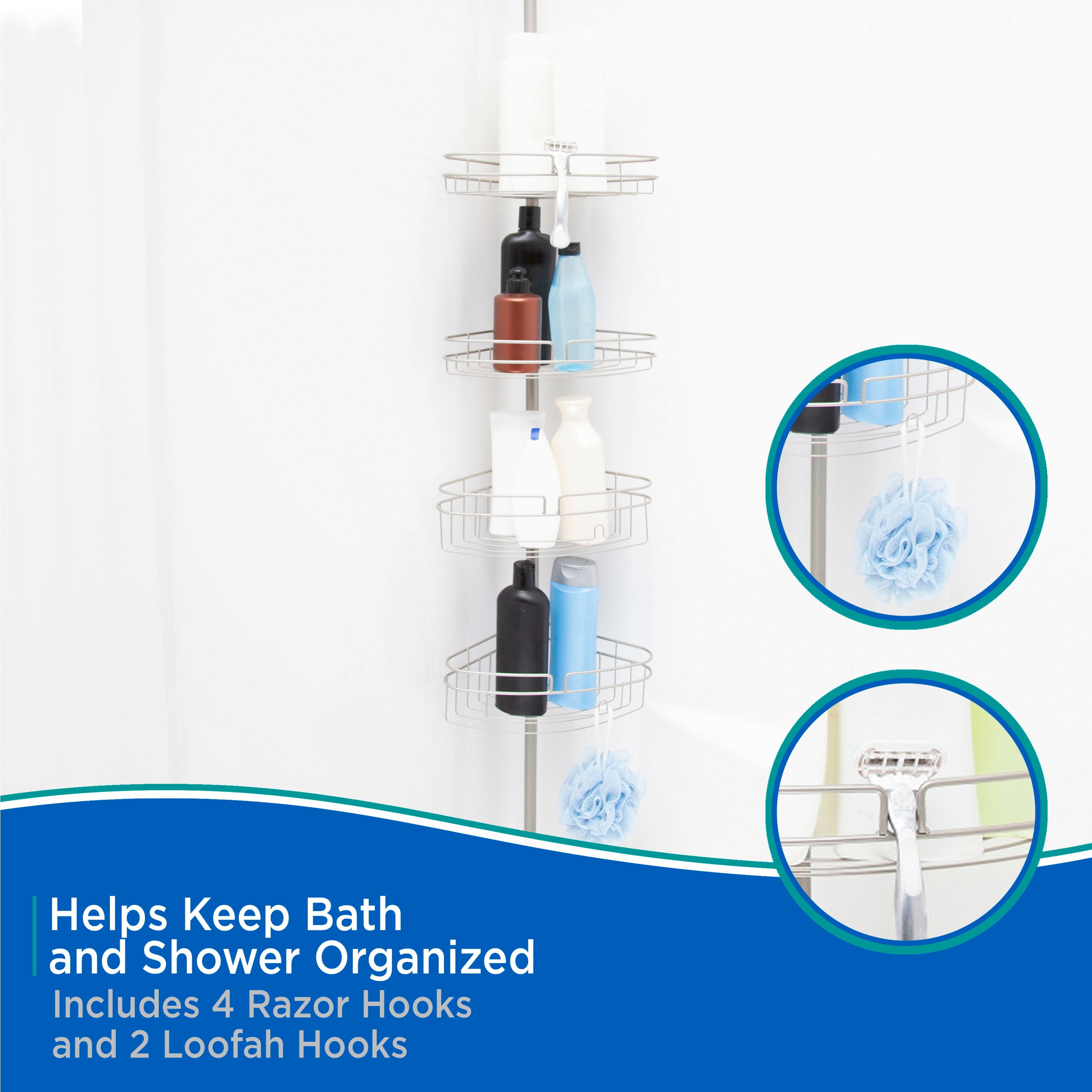 Kenney KN61519 Hanging-Shower-Caddies - View #4