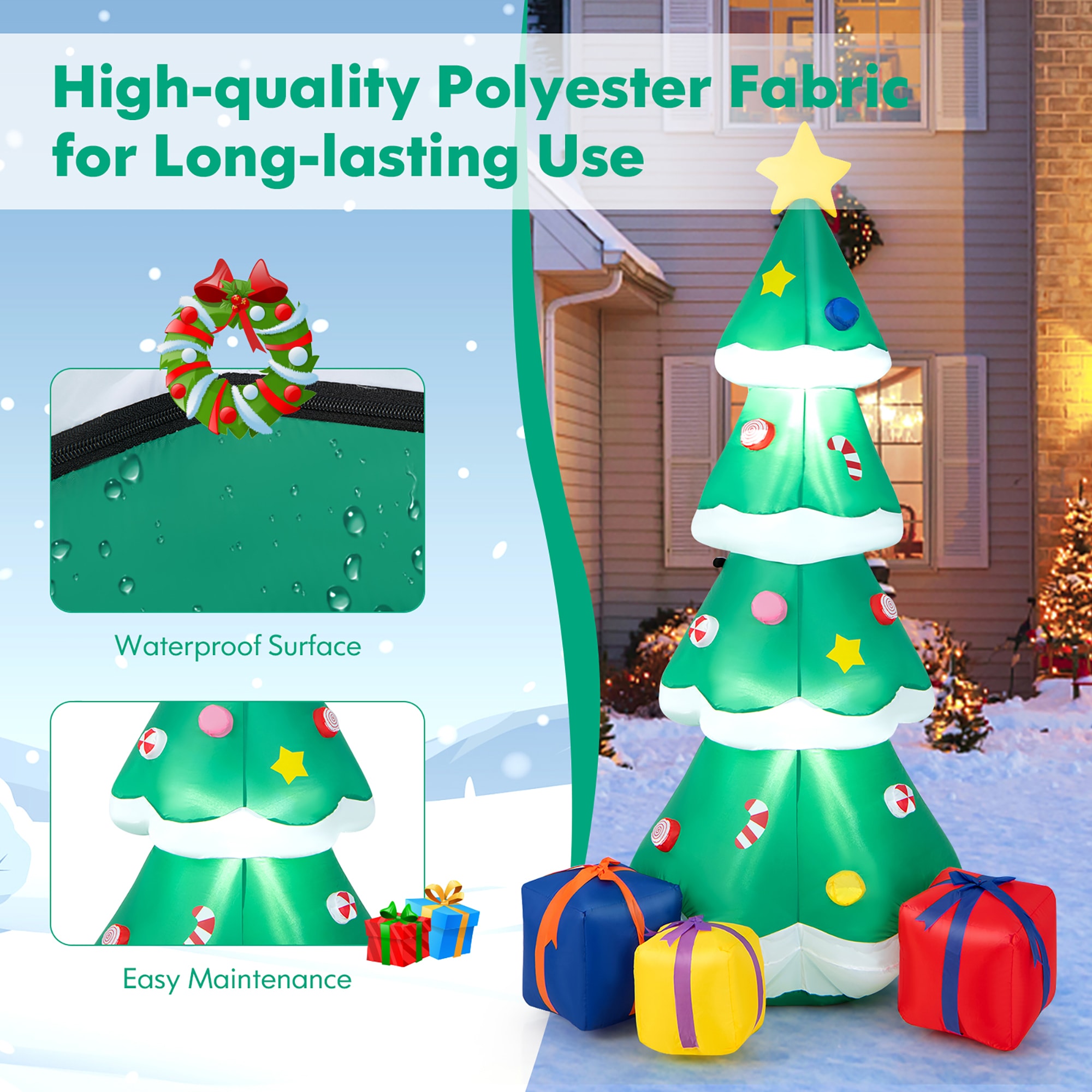 Costway LWS00693 Christmas-Inflatables - View #3
