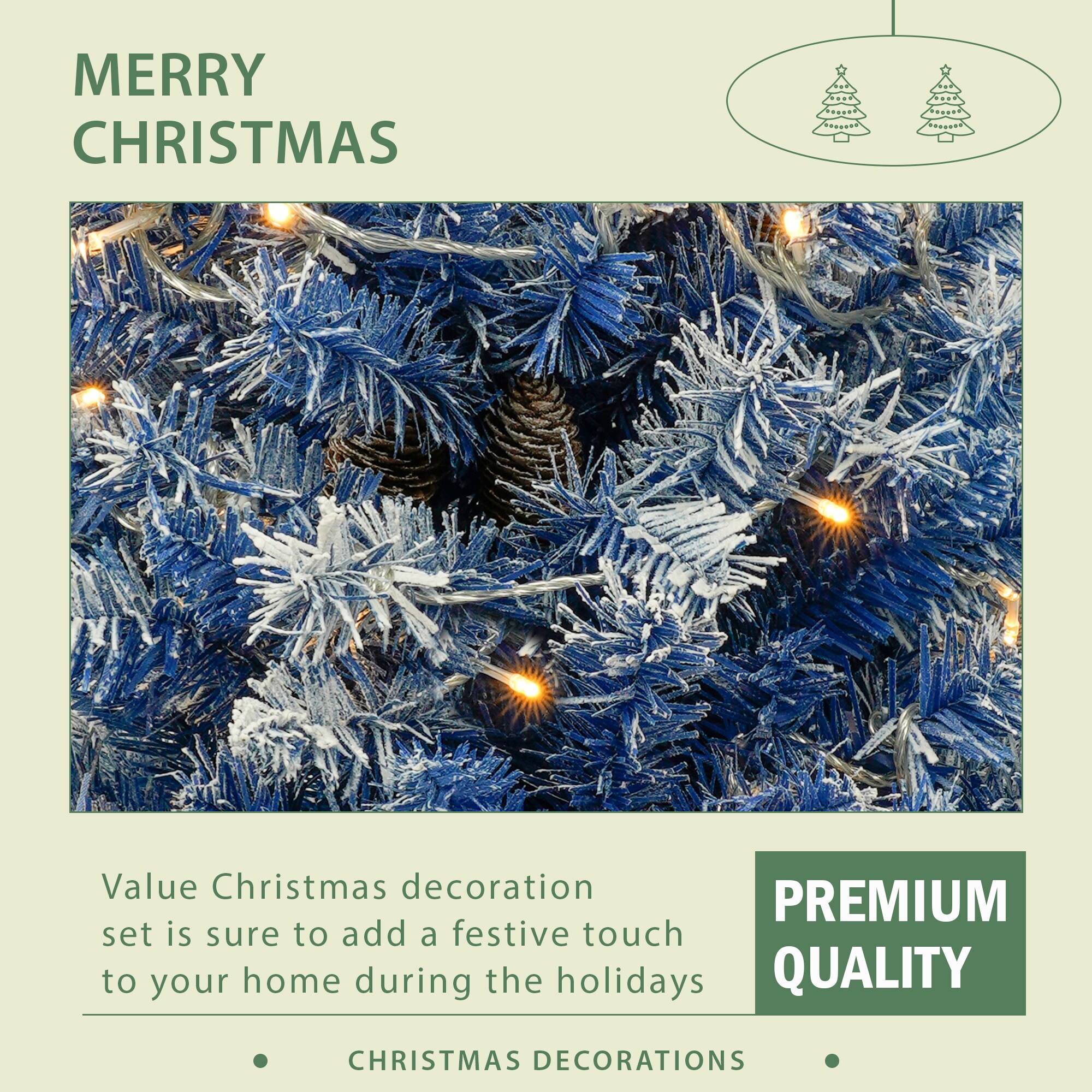 AAZJ NBC-CM64209UL Artificial-Christmas-Trees - View #5