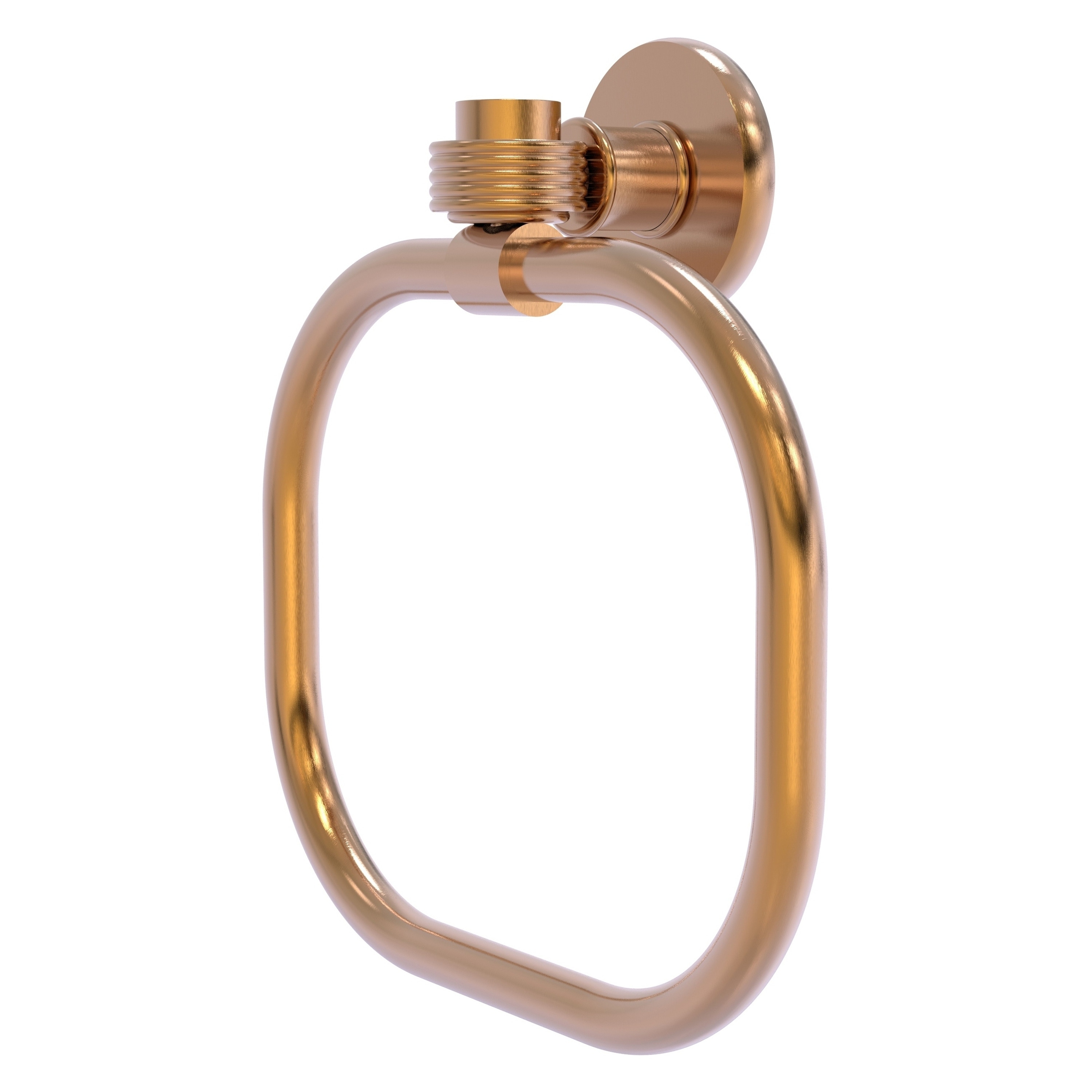 Allied Brass 2016G-BBR Continental Brushed Bronze Wall mount Single Towel Ring