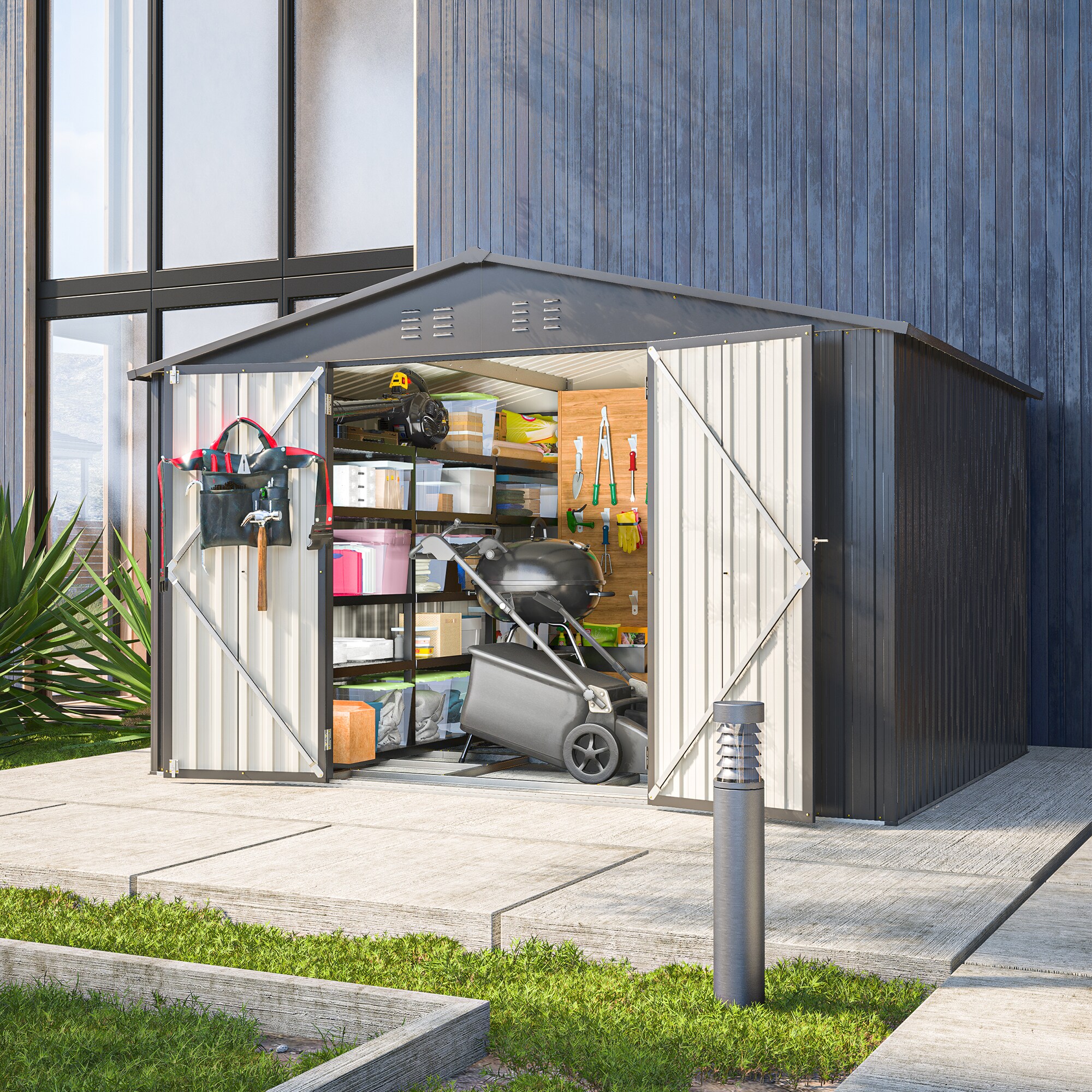 Xspracer ML-TH046WS Metal-Storage-Buildings-Sheds - View #7