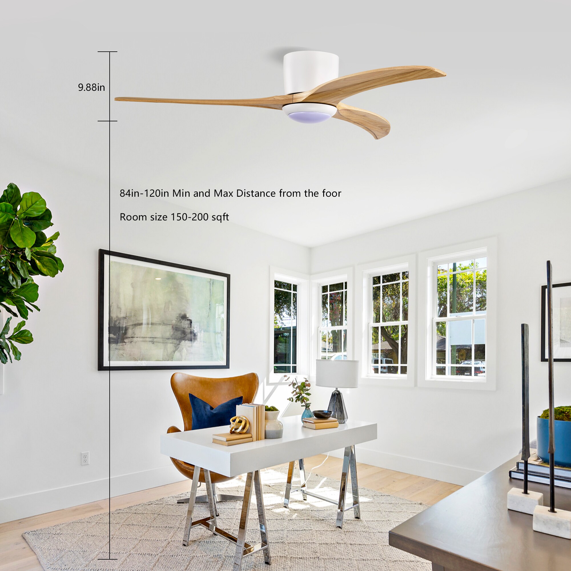 WELLFOR GYH30-1086-5BK Ceiling-Fans - View #14