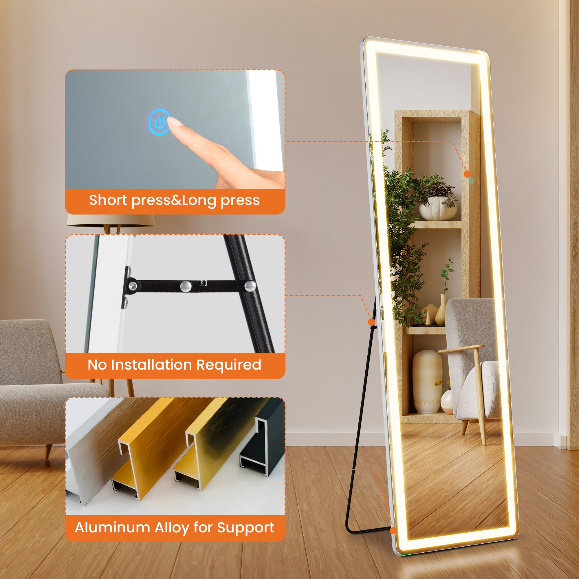 Wooakway FXLS0604-511Z106 Makeup-Mirrors - View #6