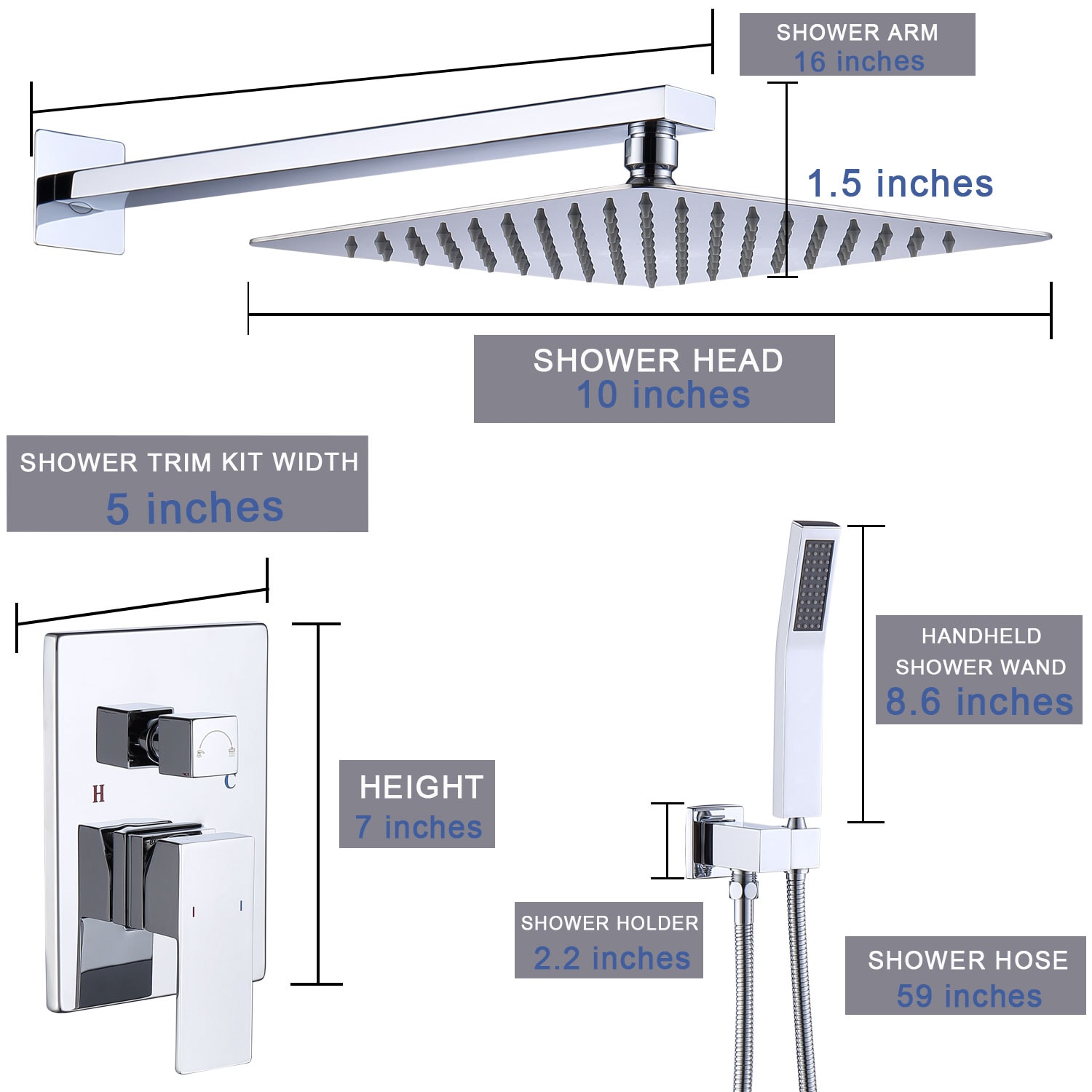 AAZJ LG-P143685 Showerhead-Bar-Panels - View #3