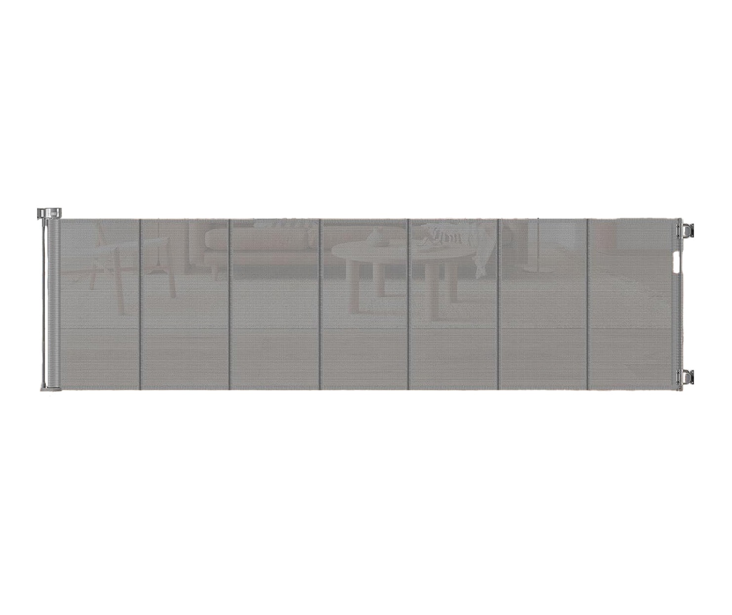 Etokfoks  1 Pack 37 in H x 0 200 in W Gray Mesh Retractable Baby Safety Gate Indoor Outdoor Use
