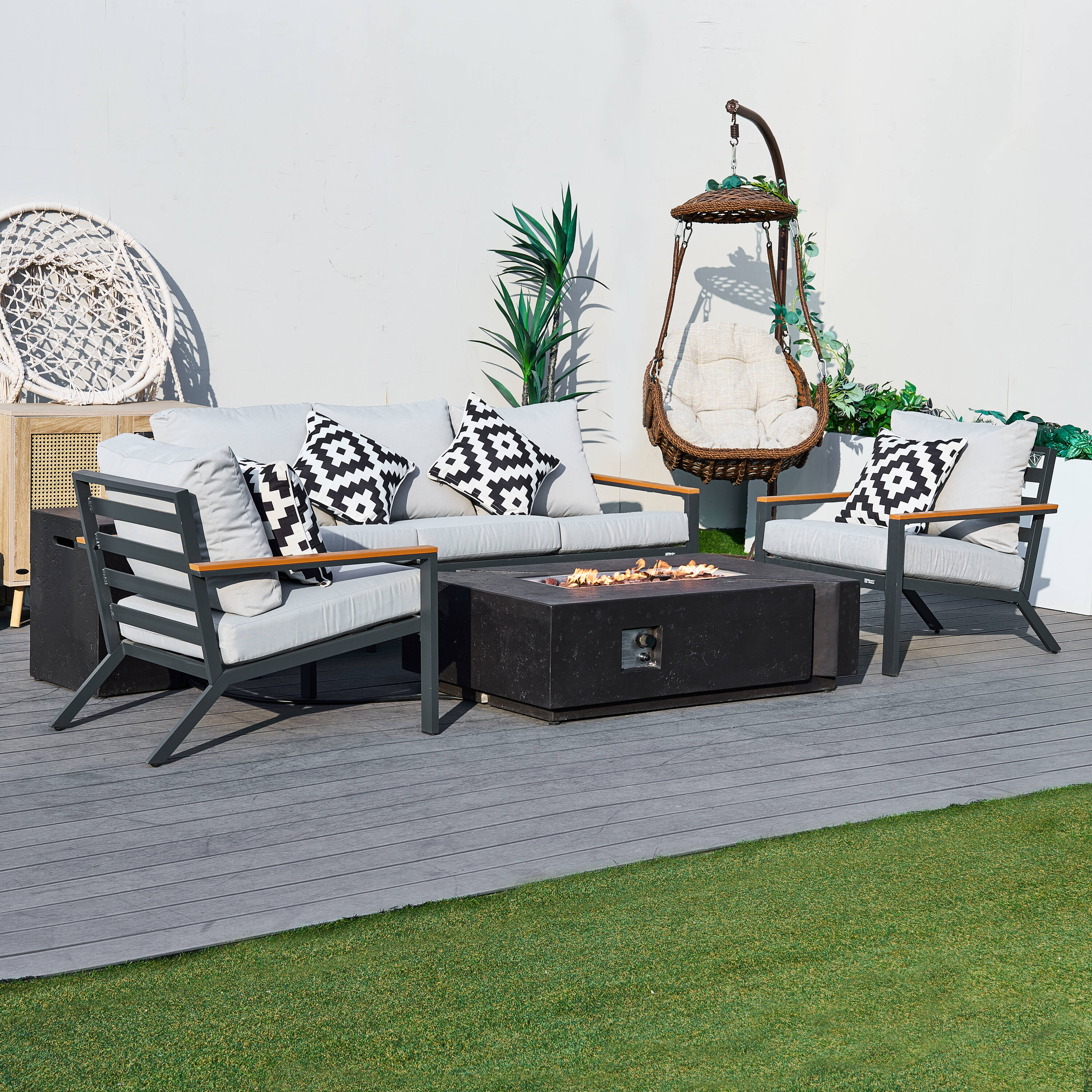 Direct Wicker DWS-2481TS2SC&913BK Patio-Conversation-Sets - View #5