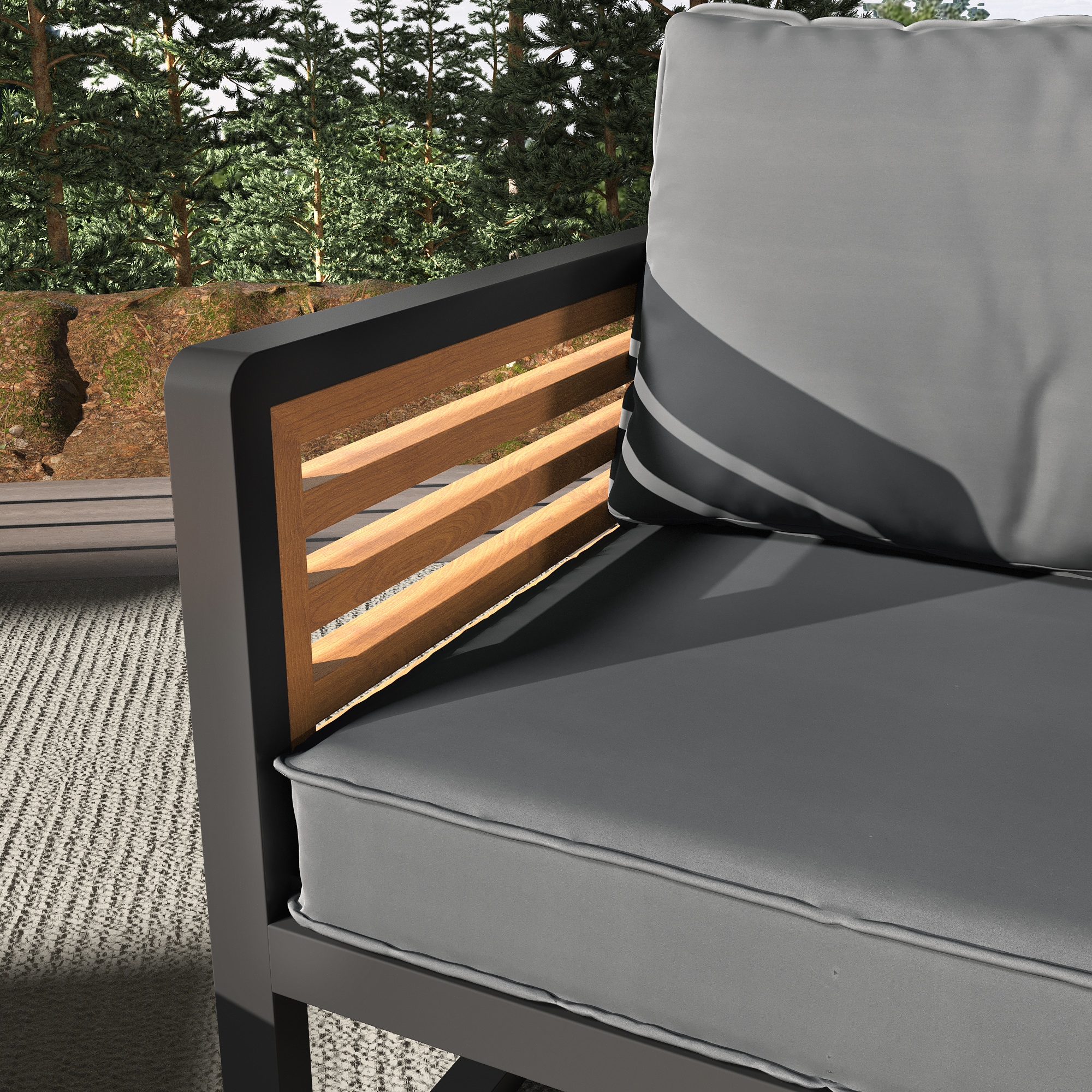Forclover ALRO-5PBR Patio-Conversation-Sets - View #11