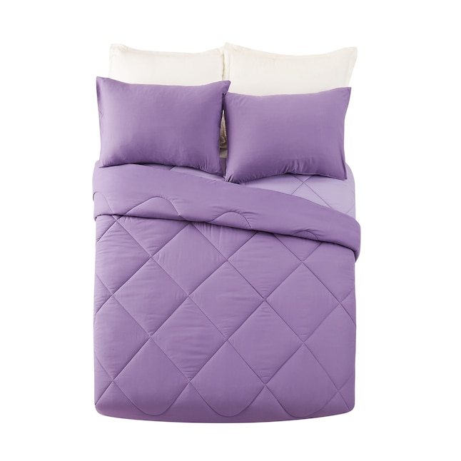Urban Playground Iris Purple Comf St 2, Purple Twin Xl Dorm Bedding Sets