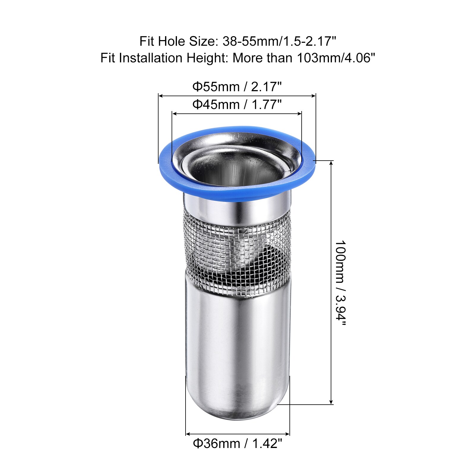Unique Bargains S25072801UX3261 Tub-Drain-Accessories - View #2