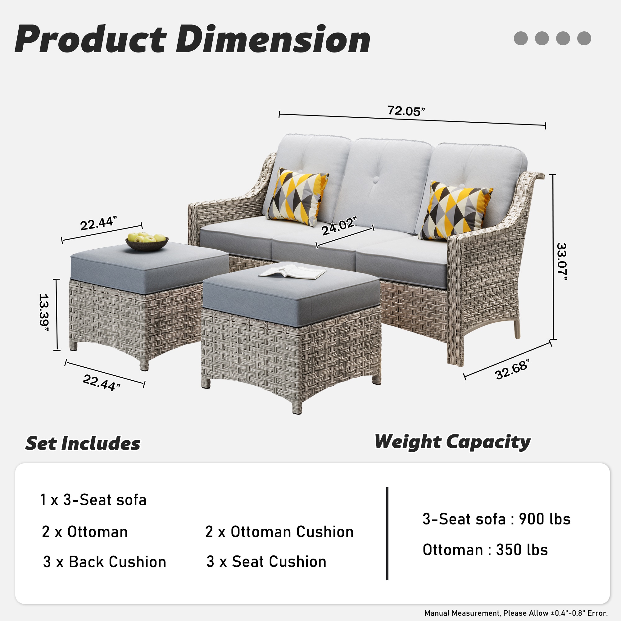 Ovios PD4021O Patio-Conversation-Sets - View #5