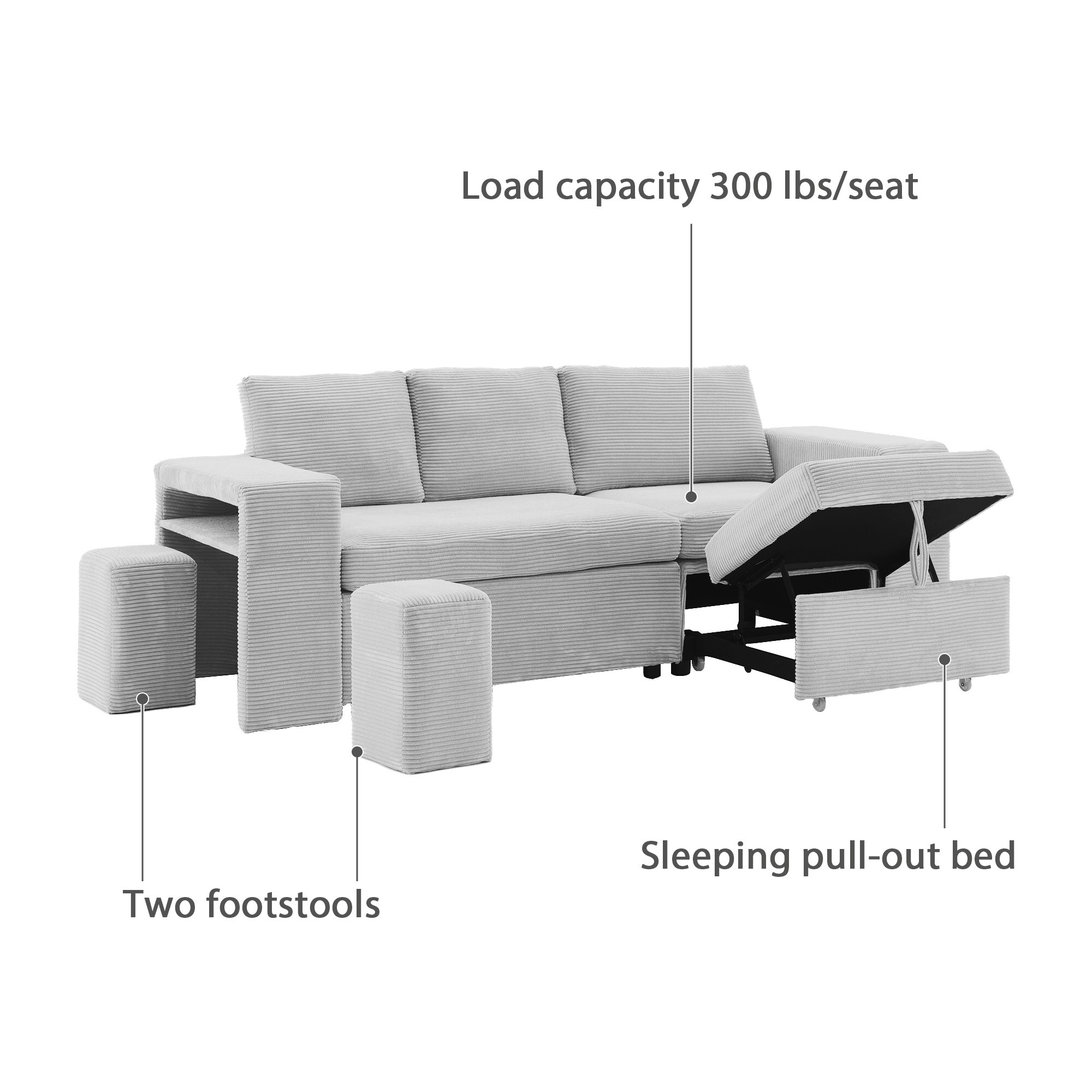 JEAREY JE-XNELD-2-DK Sofas-Loveseats - View #8