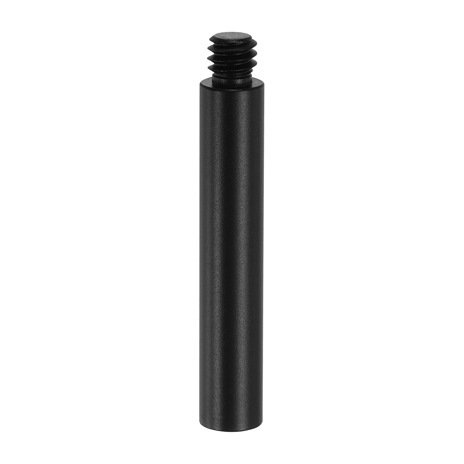 PATIKIL 2inch Metal Extension Rod 1/4inch-20 Female to Male Thread 0.31inch Rod Aluminum Alloy Lightweight Stabilizer Accessory Mount Tripod Extender Tube for Tripod DSLR Action Cameras Black