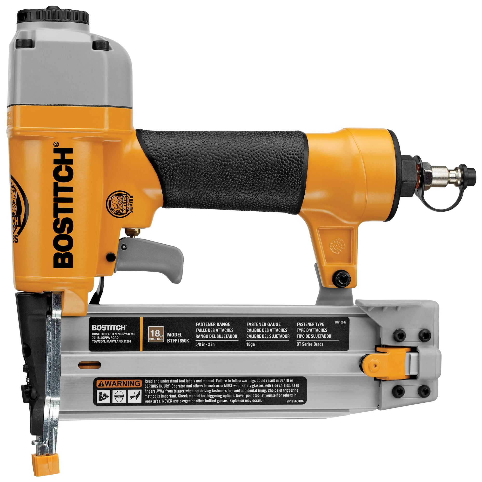 Bostitch BULLDOG 2-in 18-Gauge Pneumatic Brad Nailer BTFP1850K Sansujyuku sansujyuku.com