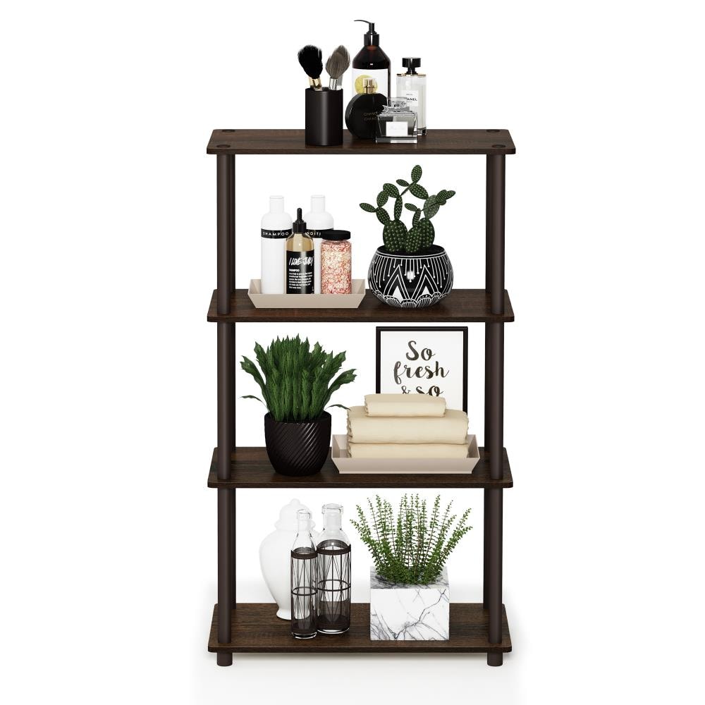 Furinno 99557WN/BR Free-Standing-Shelving - View #4
