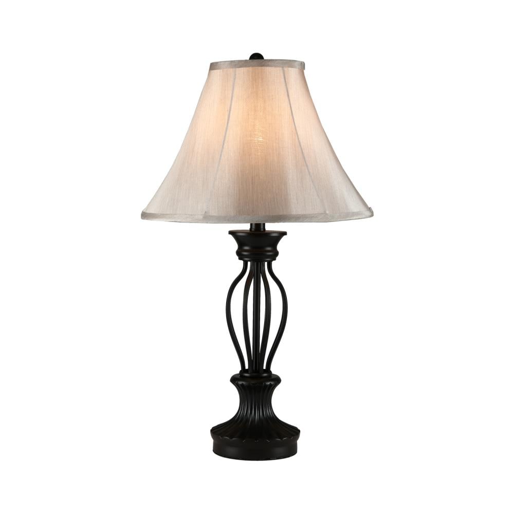 Cedar Hill Dark Bronze Table Lamp with Metal Shade in the Table Lamps