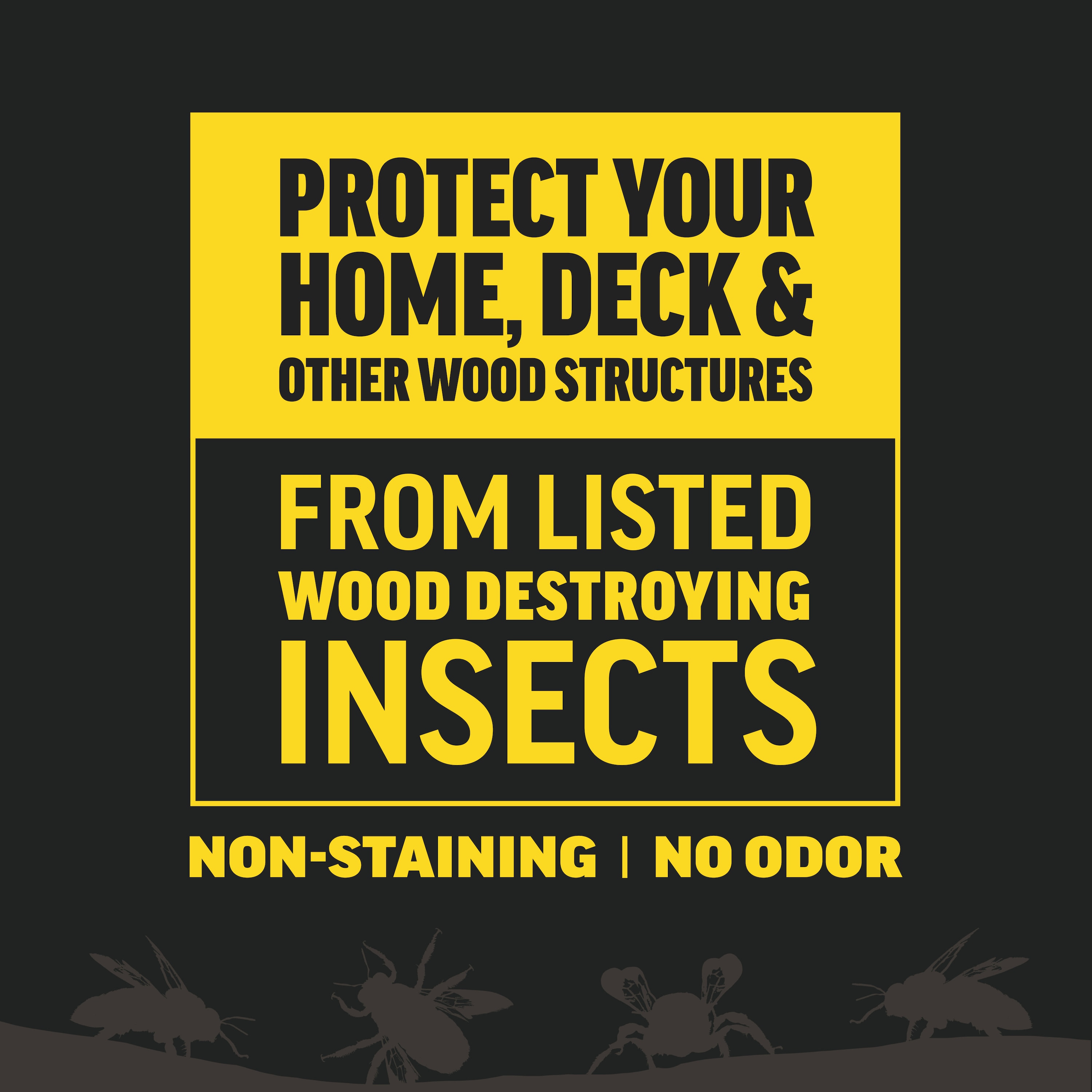 AMDRO 1-Gallon Quick Kill Carpenter Bee, Ant and Termite Killer Trigger Spray