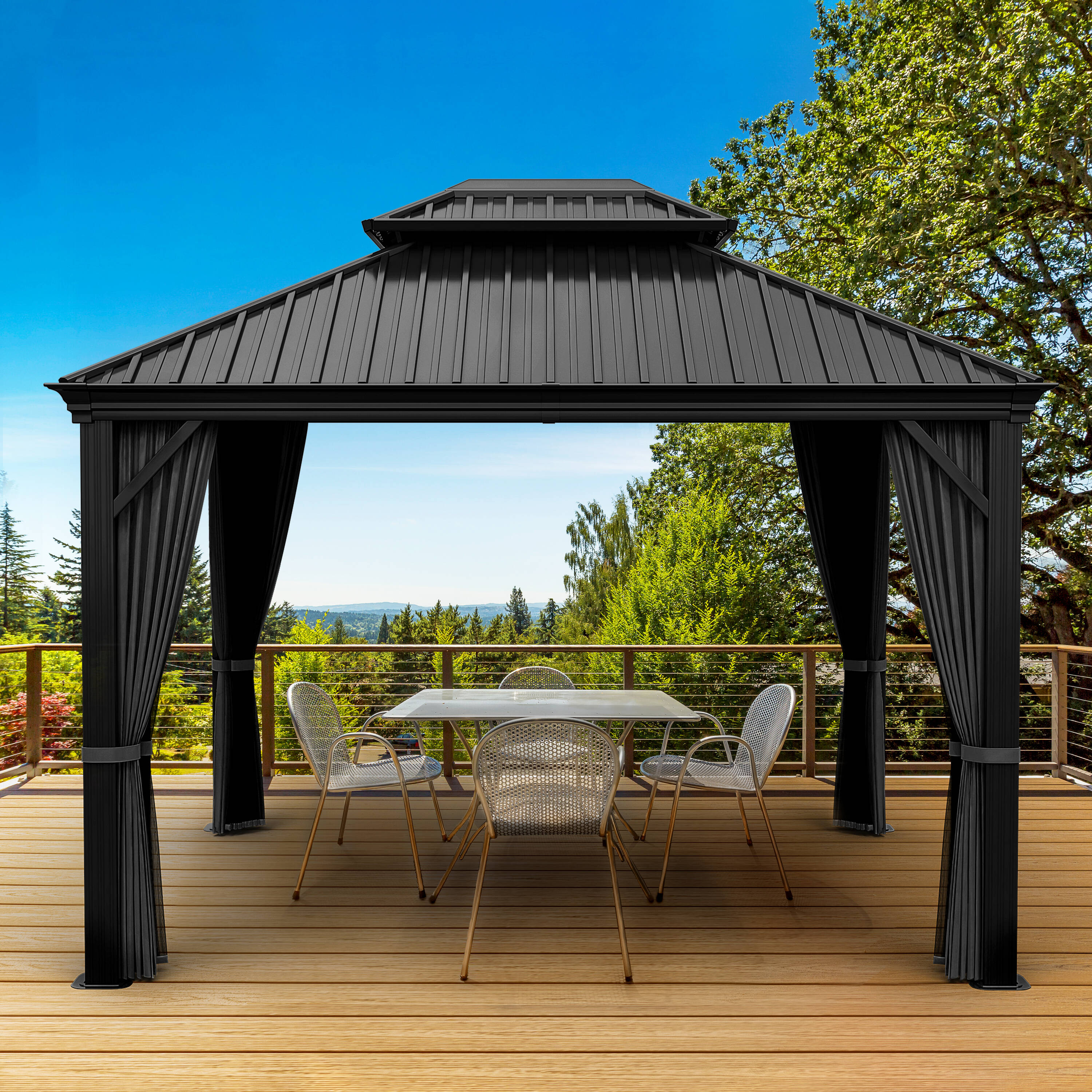  EL-ZPTPS-H-WL3 Wood-Resin-Gazebos - View #5