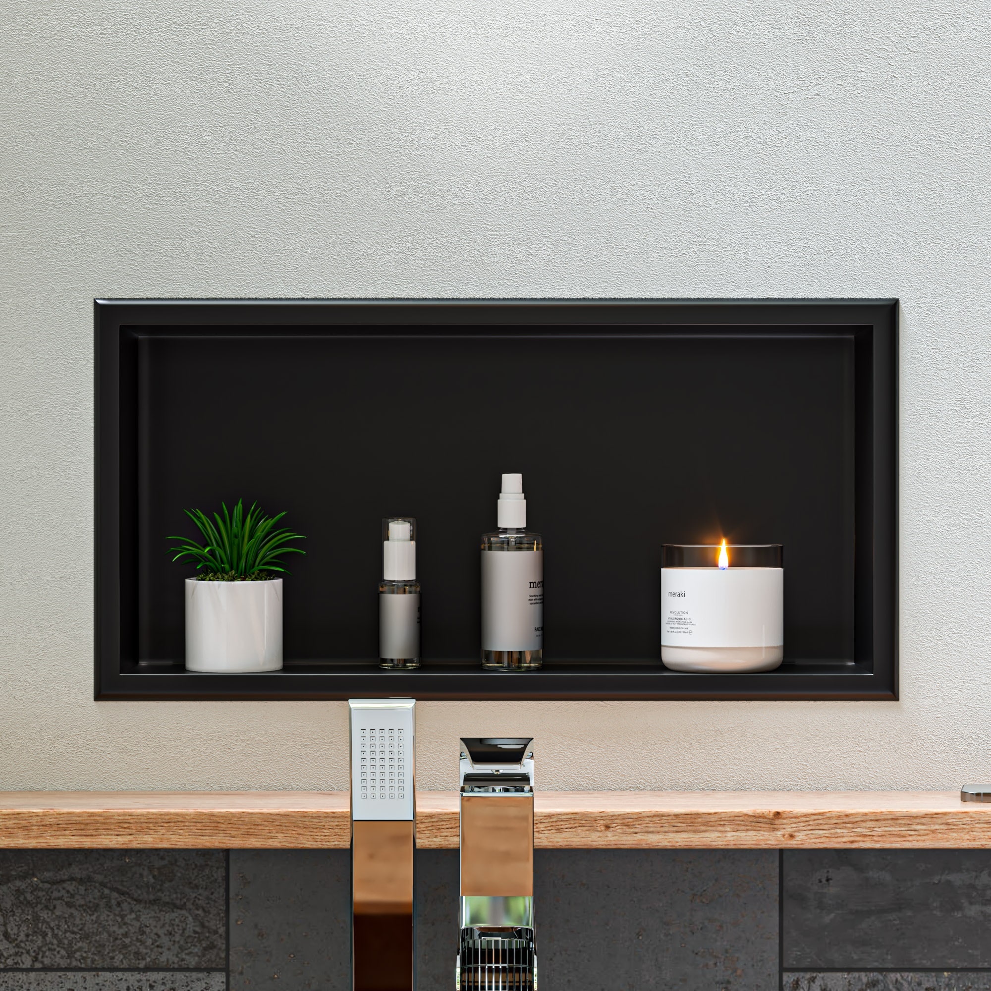 ALFI ABNP2412-BB Bathroom-Shelves - View #9