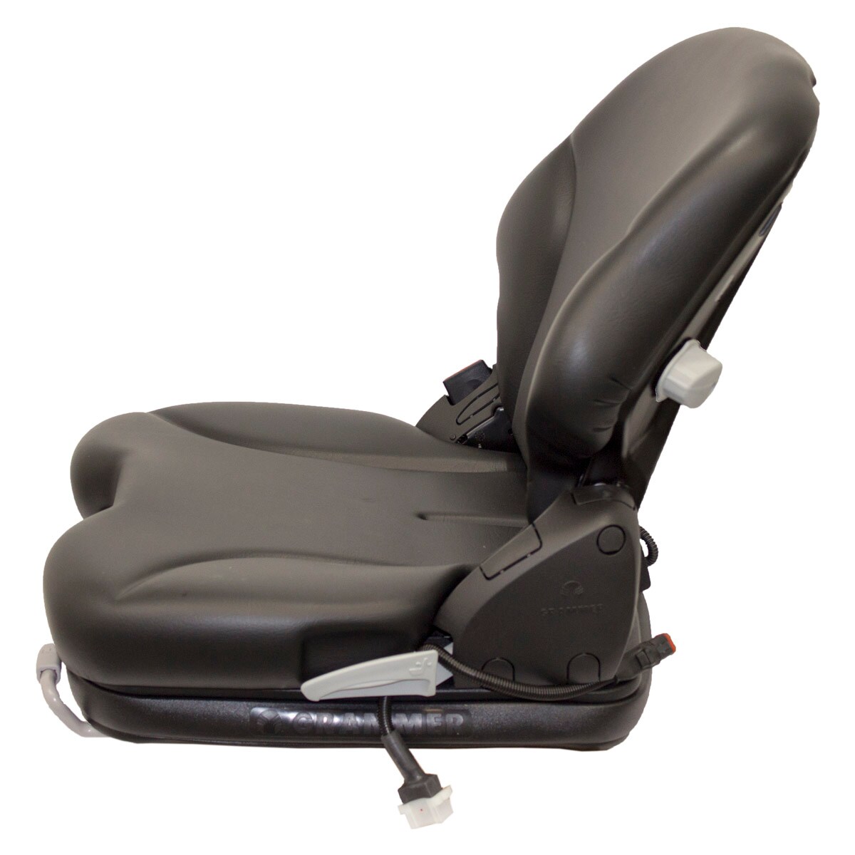 KM 450 Uni Pro Riding Lawn Mower Seat - Black Vinyl with Arms, Universal  Construct/Mower Seat, High-Density Foam Cushions
