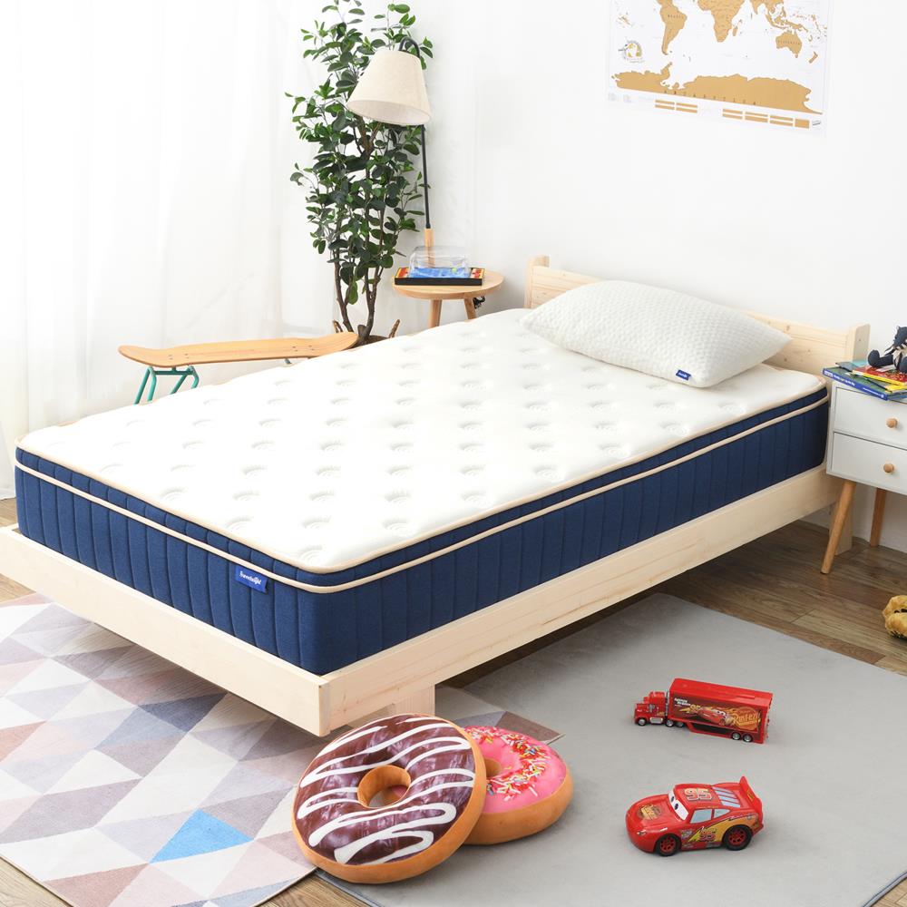 CASAINC TMM-WF-SN-M006-Q Mattress 8-in Queen Pocketed Coil Spring Mattress in a Box