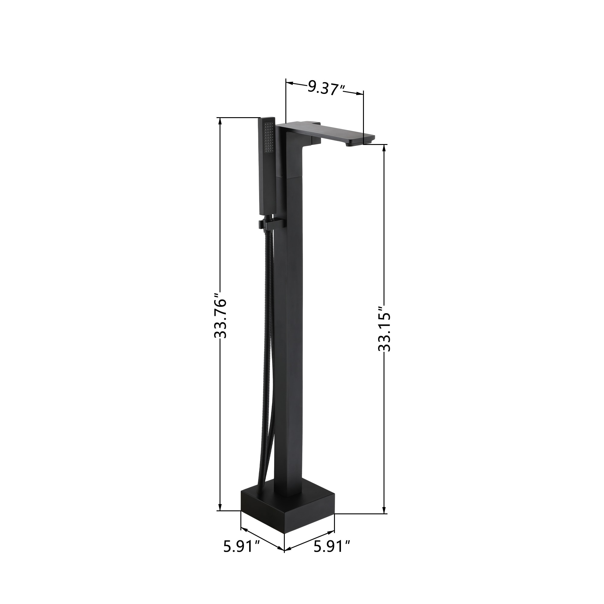 CASAINC TC06-BB Roman-Tub-Faucets - View #9