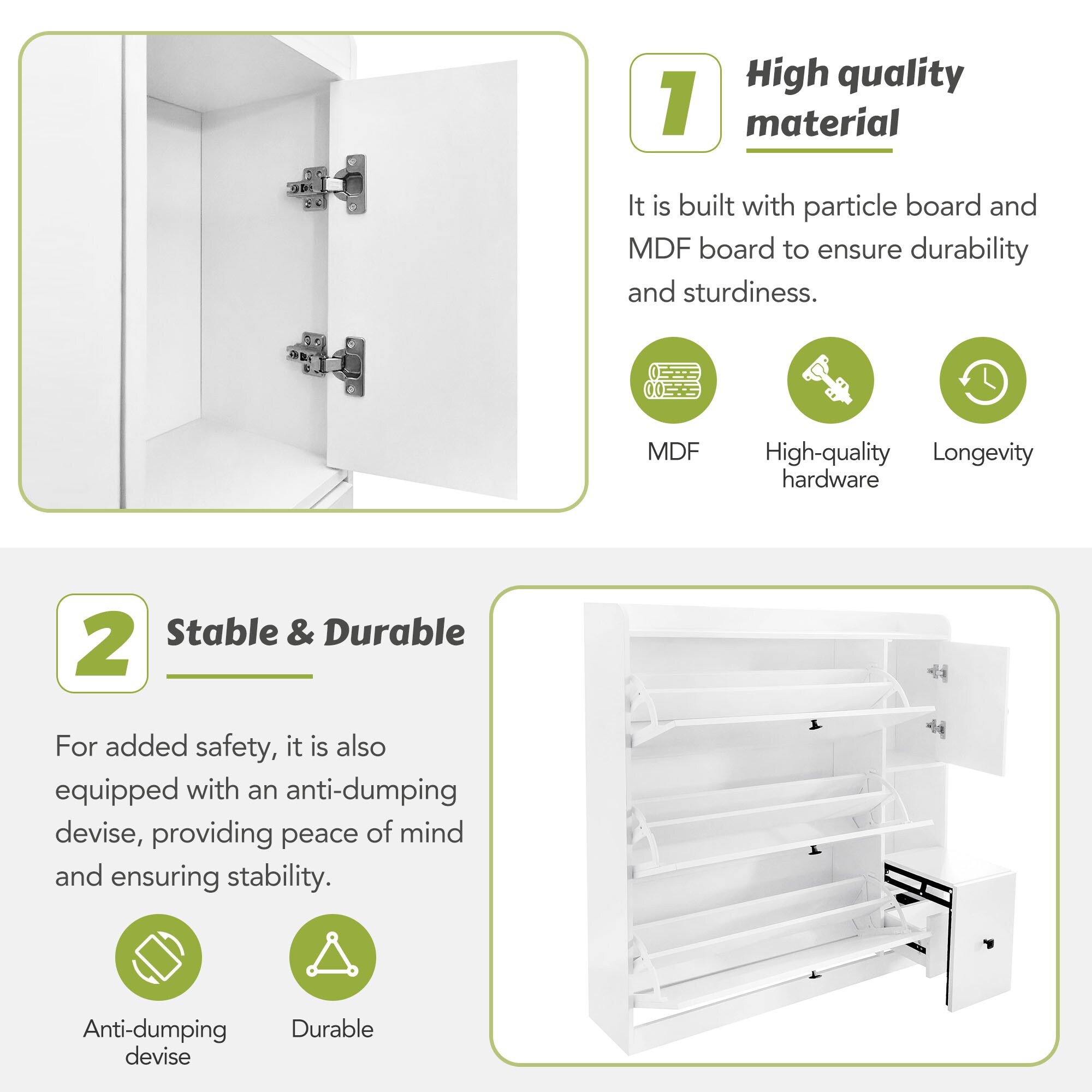 LOVMOR SF-WO-W308545AAK Shoe-Racks - View #8