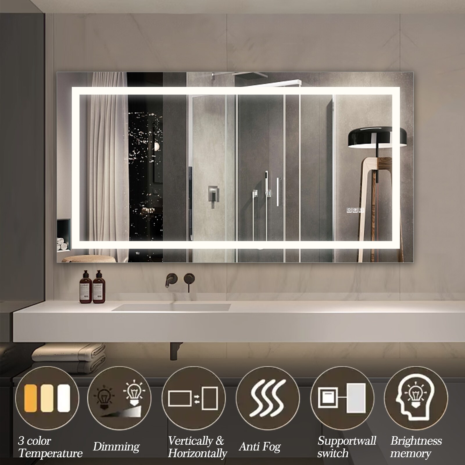 Tatayosi XH-070939 Framed-Bath-Mirrors - View #8