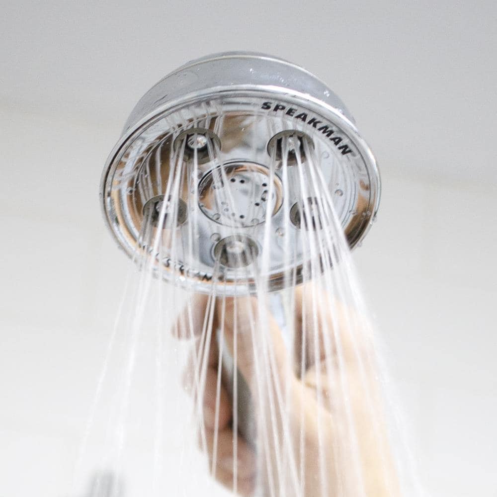 Classic Chrome Pulse Multi-Head Handheld Showerhead