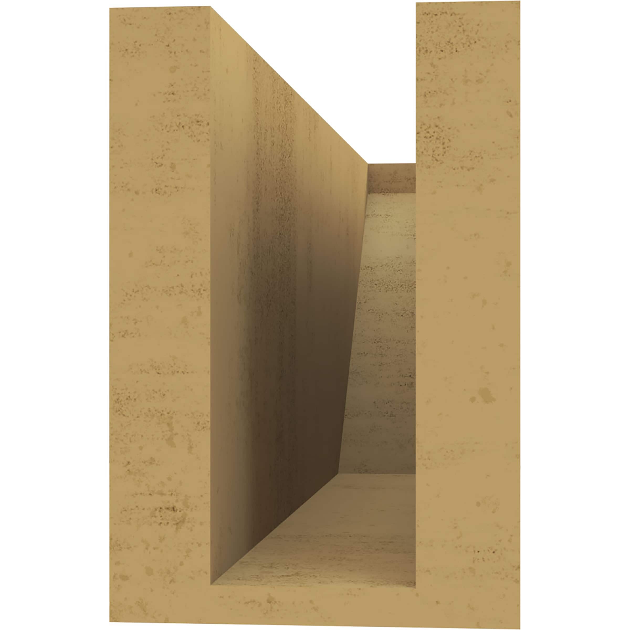 Ekena Millwork RFTU04X06X16CONRCPR Exterior-Brackets-Braces - View #4