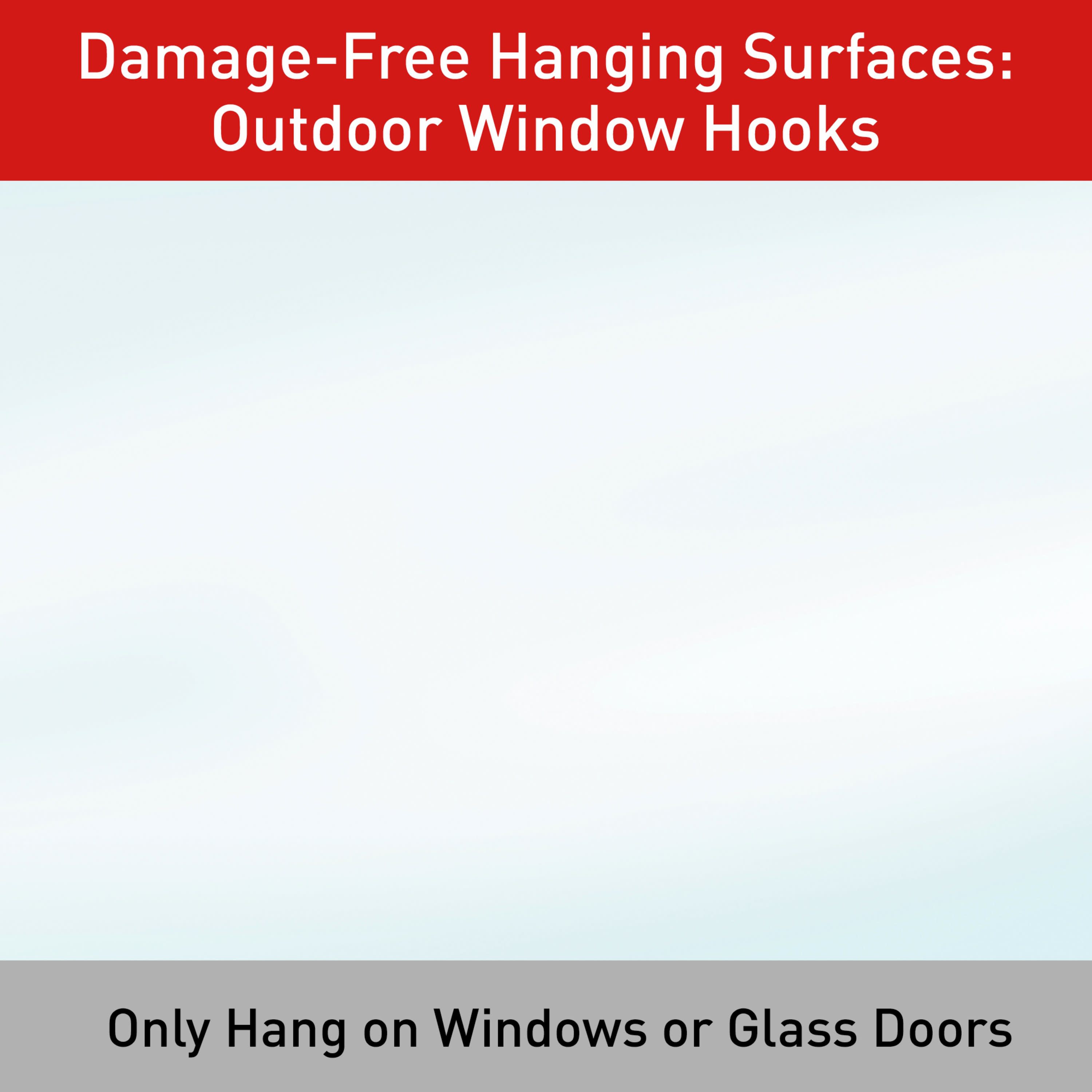 Hook Window Outdoor Clr Large