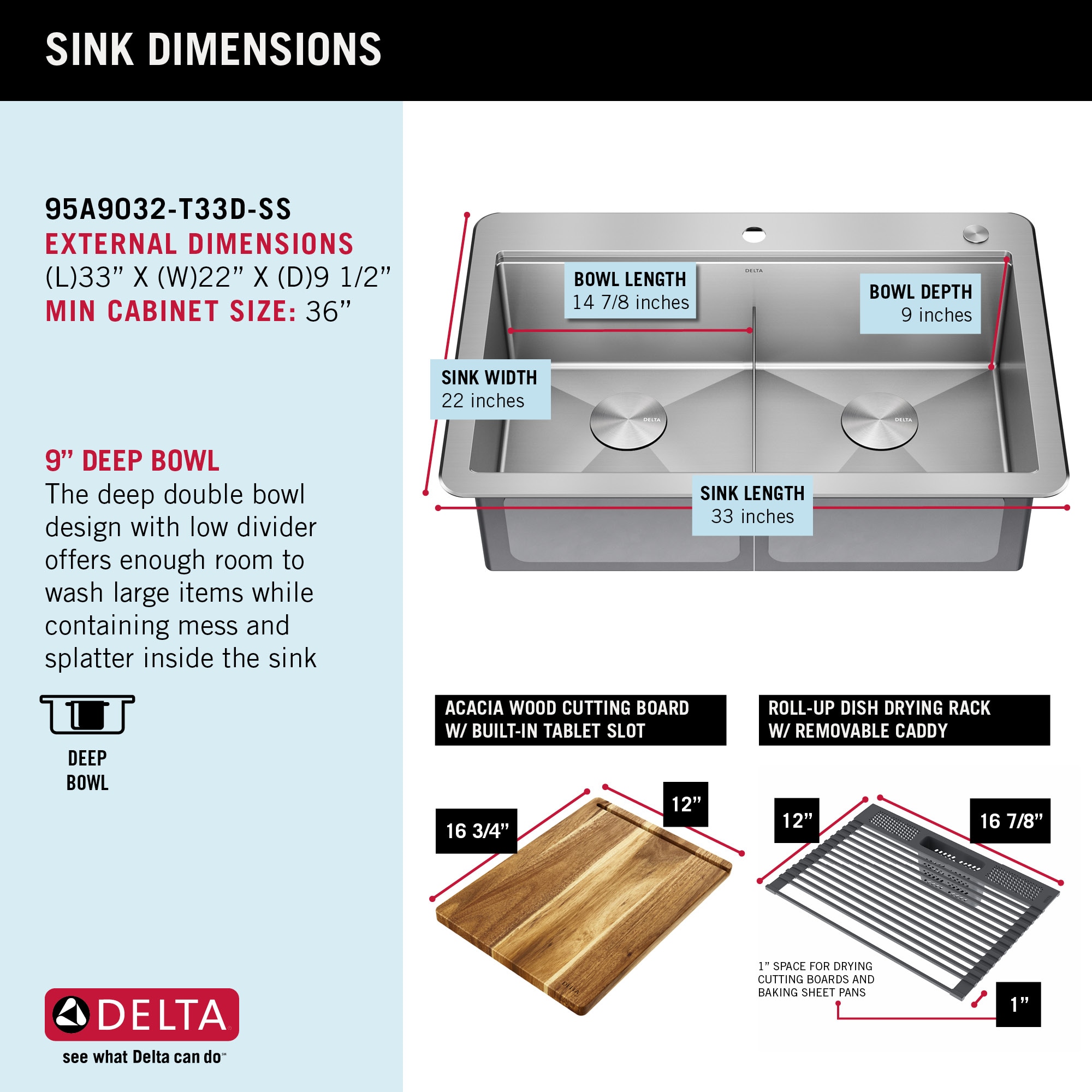 Delta 95A9032-T33D-SS Kitchen-Sinks - View #7