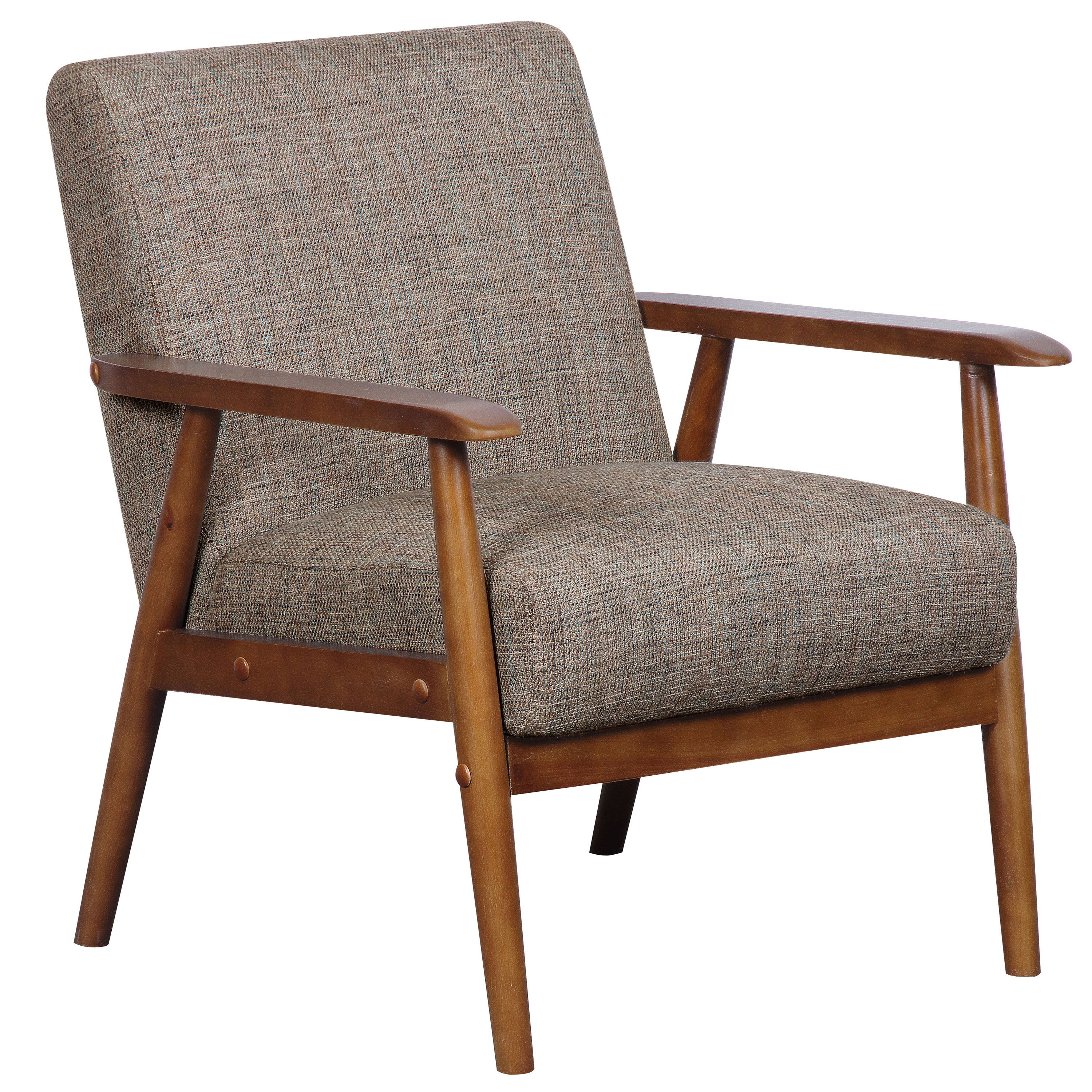 HomeFare DS-D030003-487 Midcentury Calypso Waterfall Accent Chair