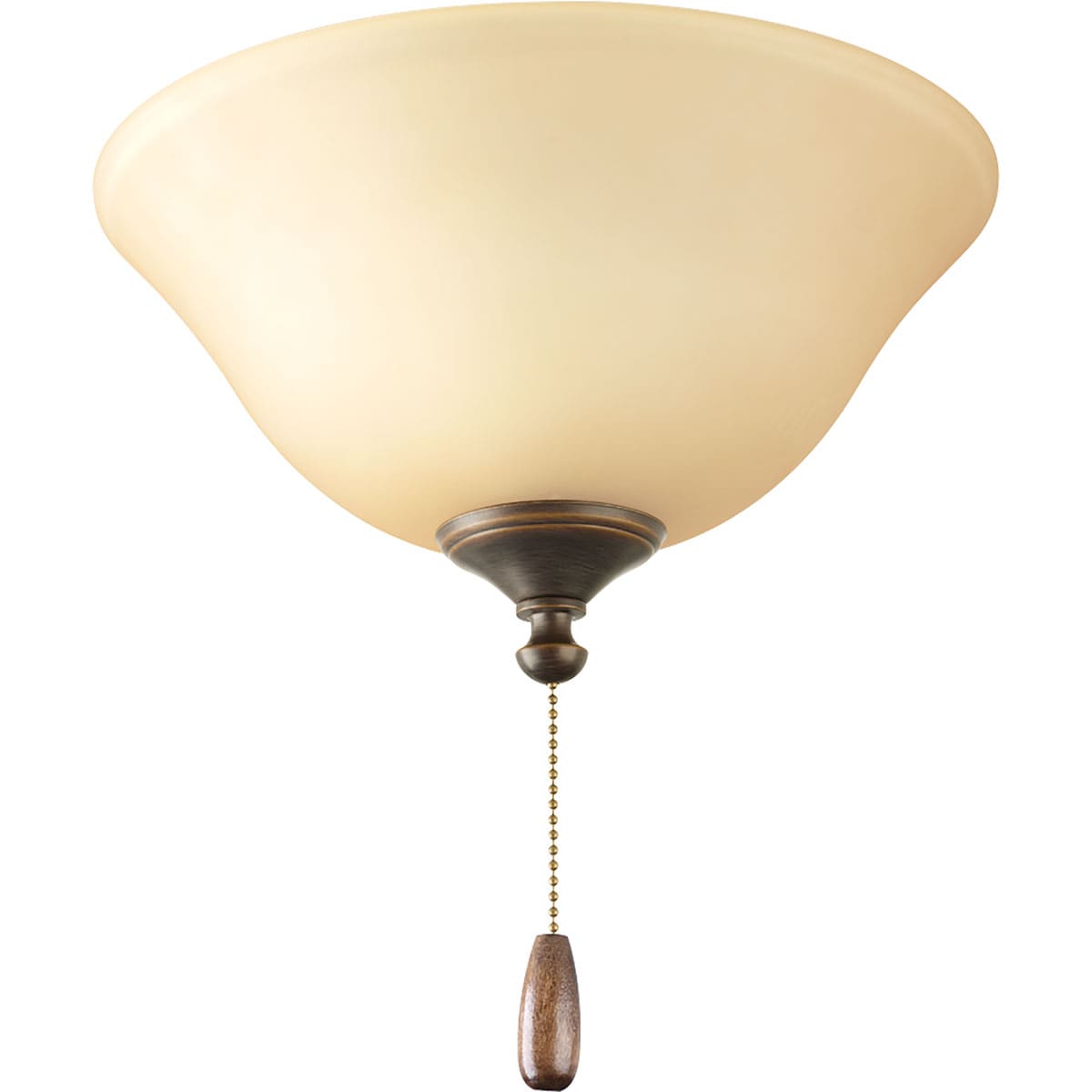 Progress Lighting P2612-20TWB AirPro 12-Inches 2 -Light Bronze LED Ceiling Fan Light Kit