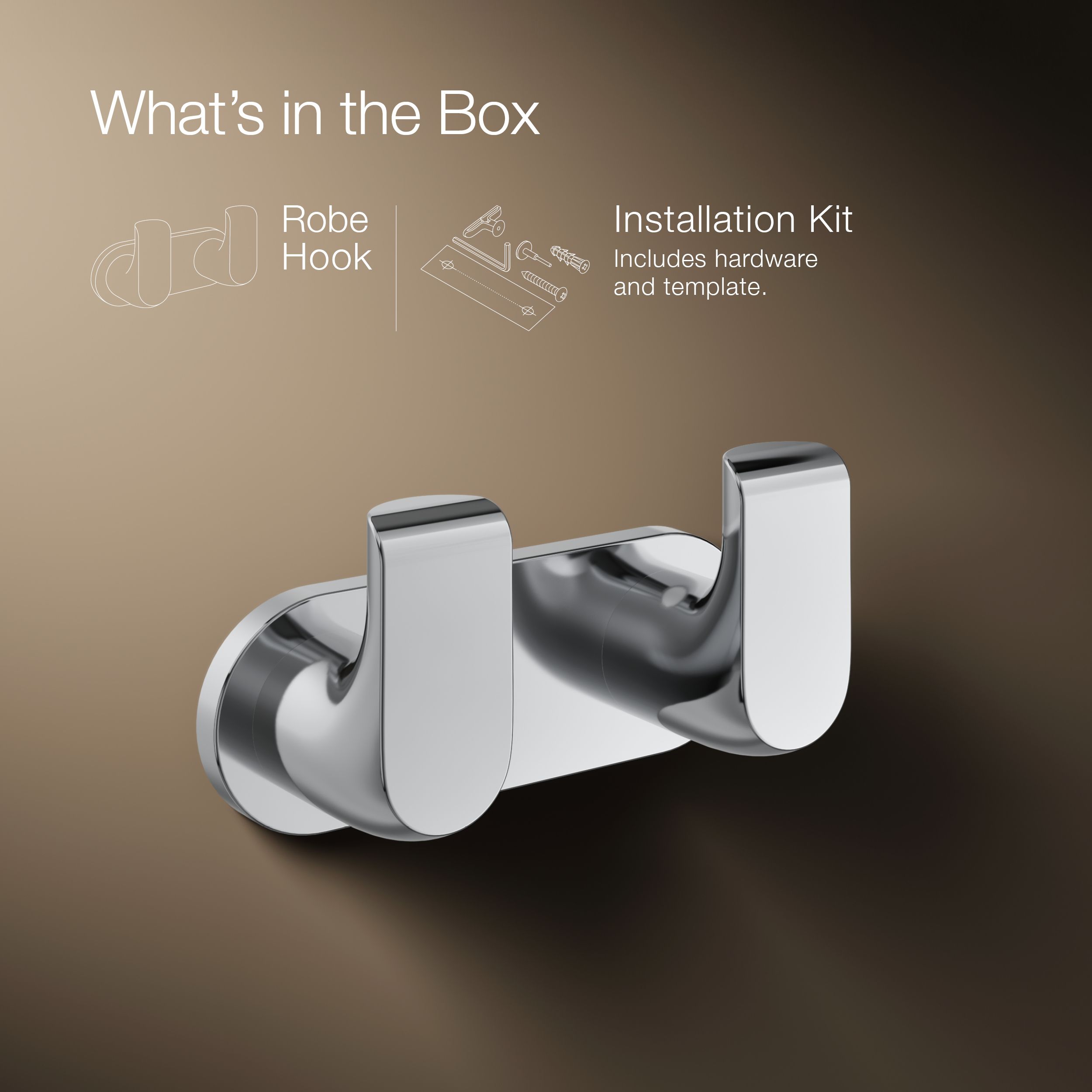 KOHLER K-97500-CP Robe-Hooks - View #9
