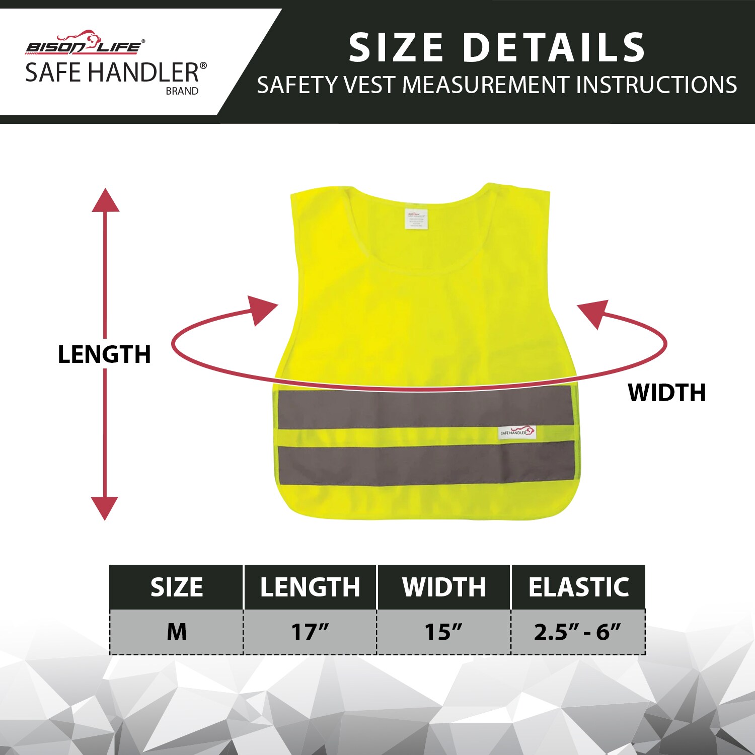 BISON LIFE BLSH-ES-M-SV5Y-2-5 Safety-Vests - View #6