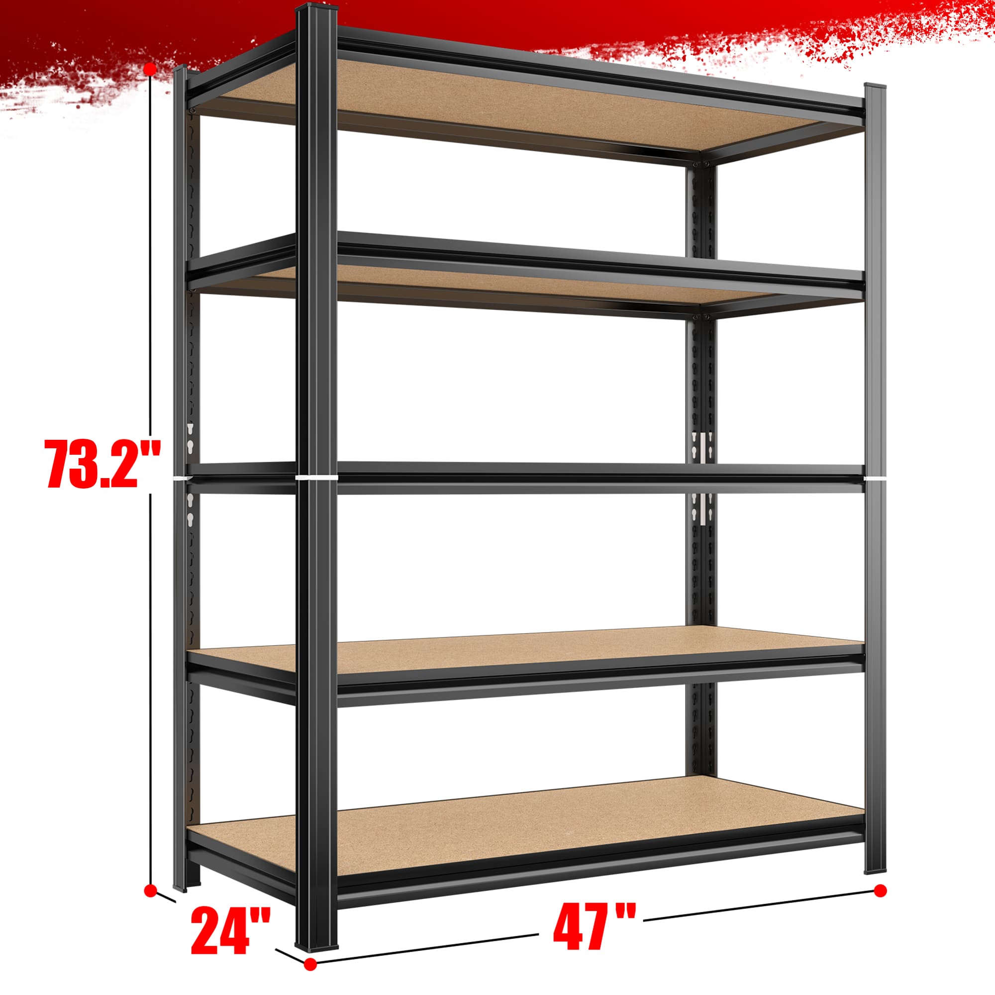 LOVMOR SF-L-W1831P271469 Free-Standing-Shelving - View #2