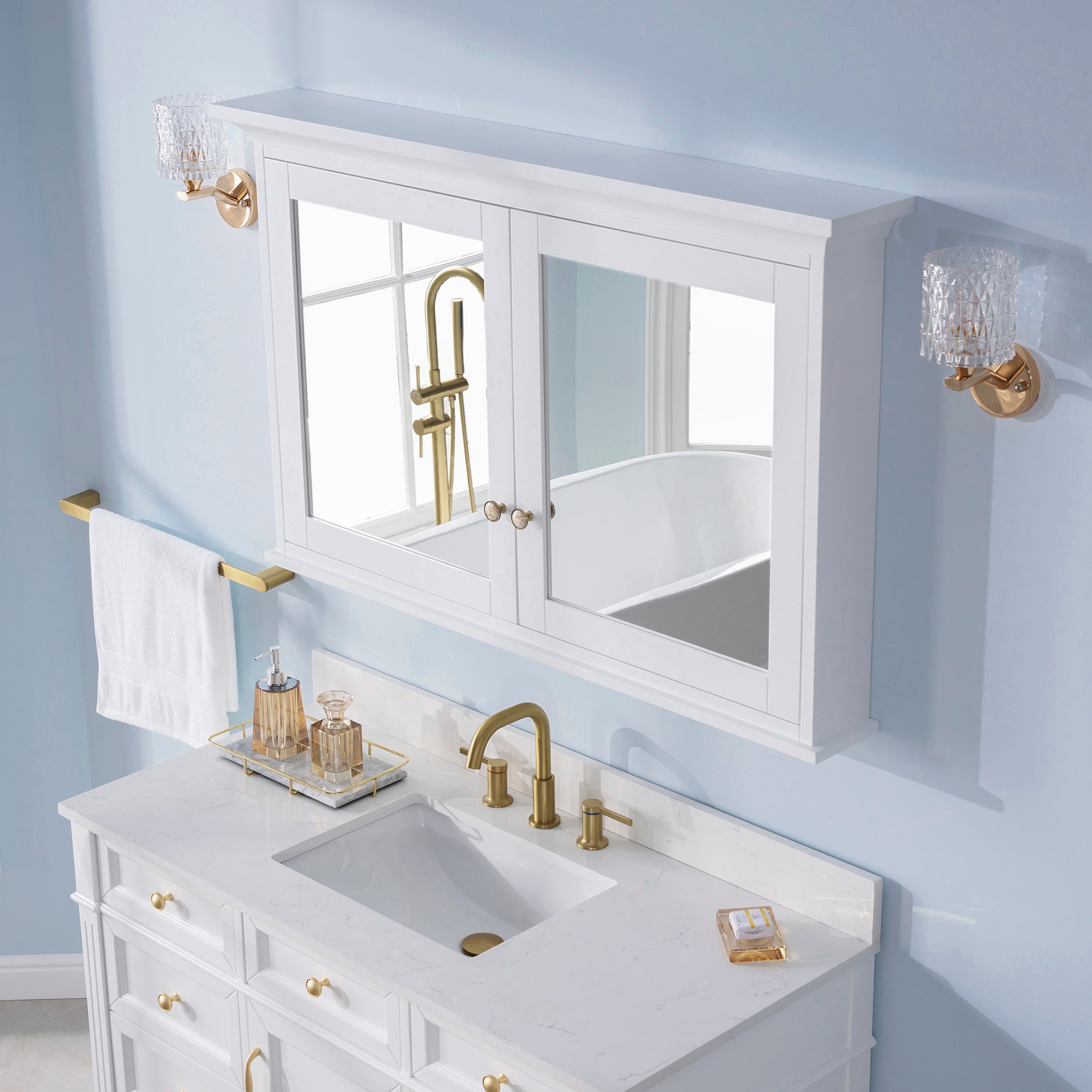 WELLFOR EB4830MC-WT Bathroom-Medicine-Cabinets - View #5