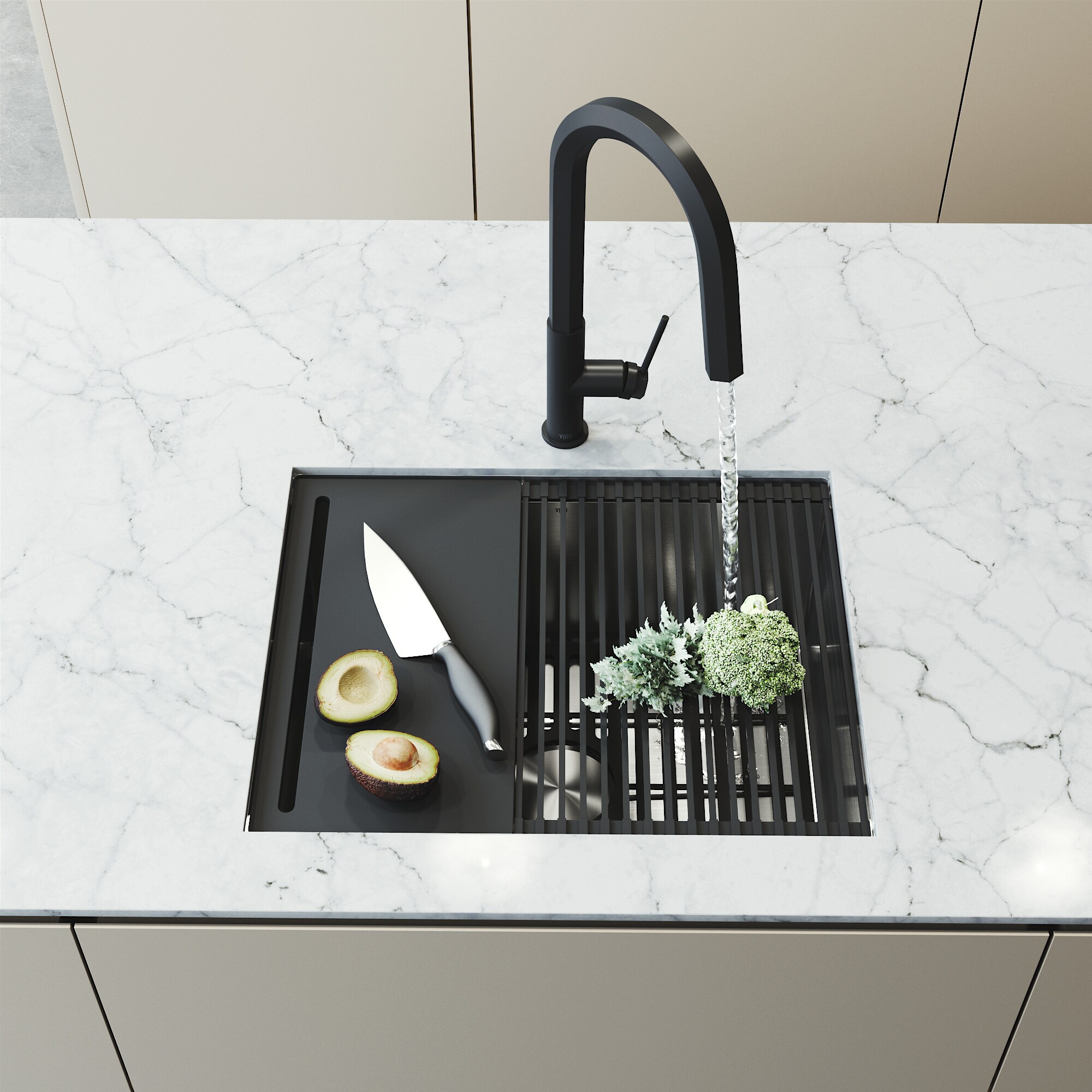 VIGO VGR2320CK1 Kitchen-Sinks - Thumbnail View #3